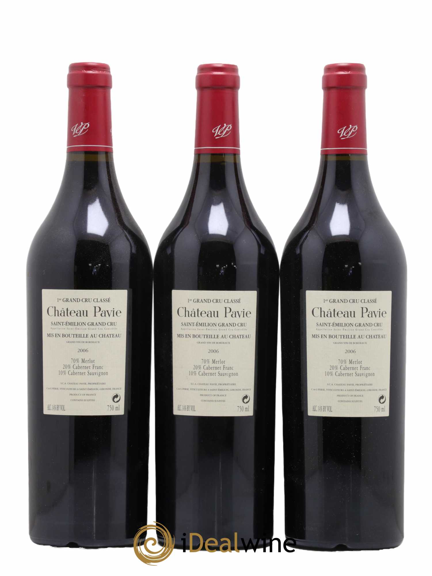 Château Pavie 1er Grand Cru Classé A 2006 - Lot de 12 bouteilles - 2