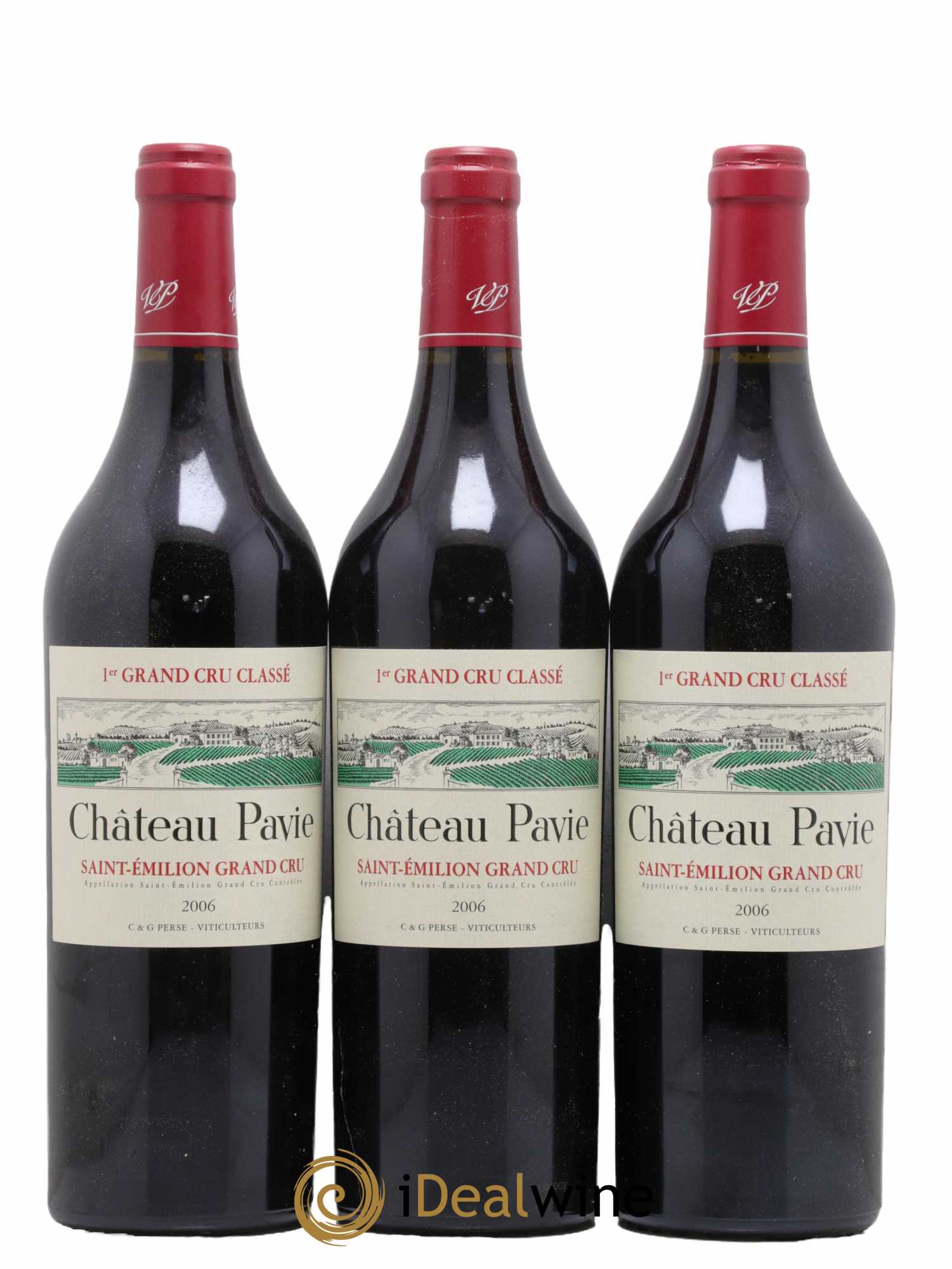 Château Pavie 1er Grand Cru Classé A 2006 - Lot de 12 bouteilles - 1