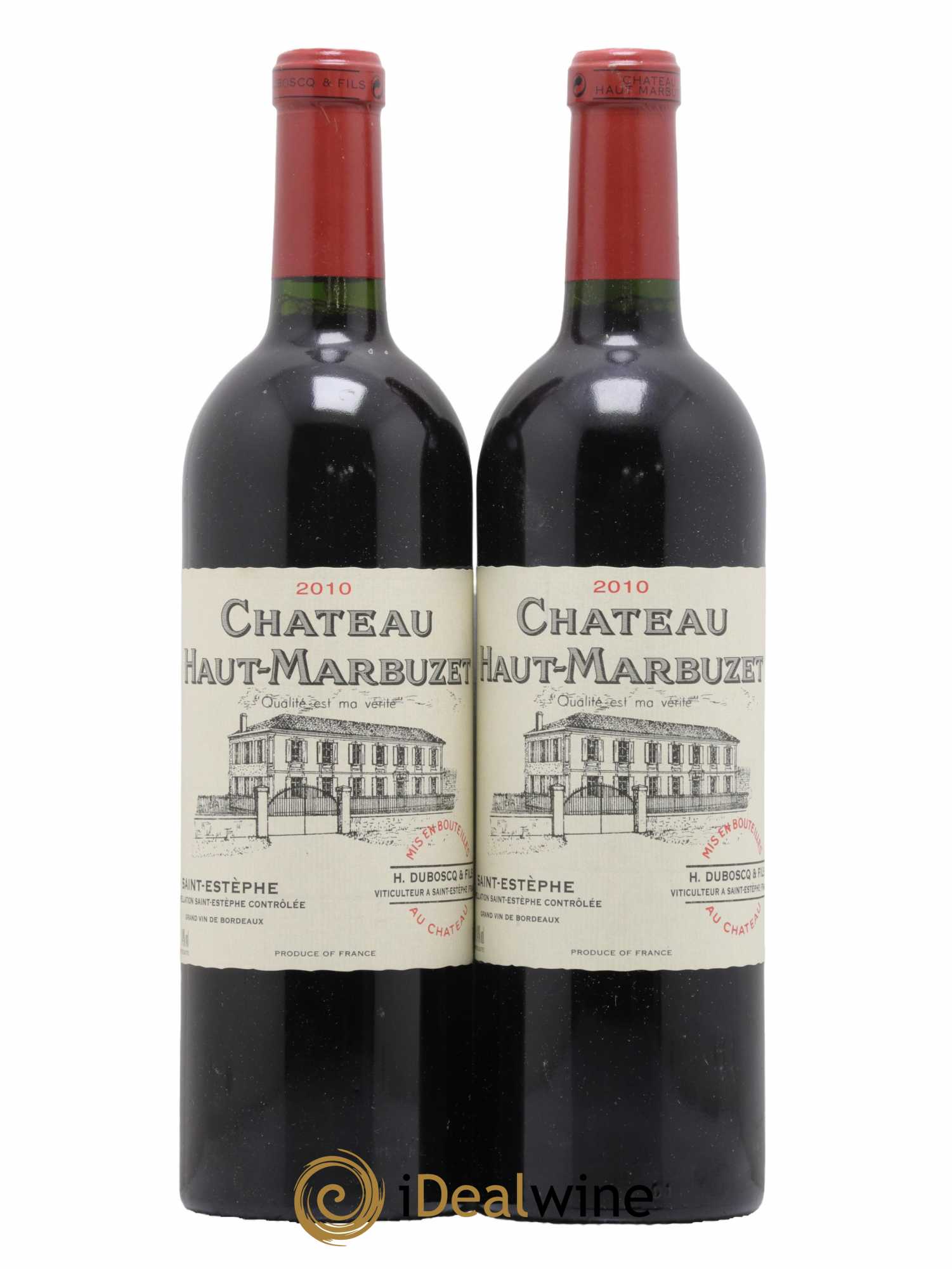 Château Haut Marbuzet 2010 - Lot de 2 bouteilles - 0