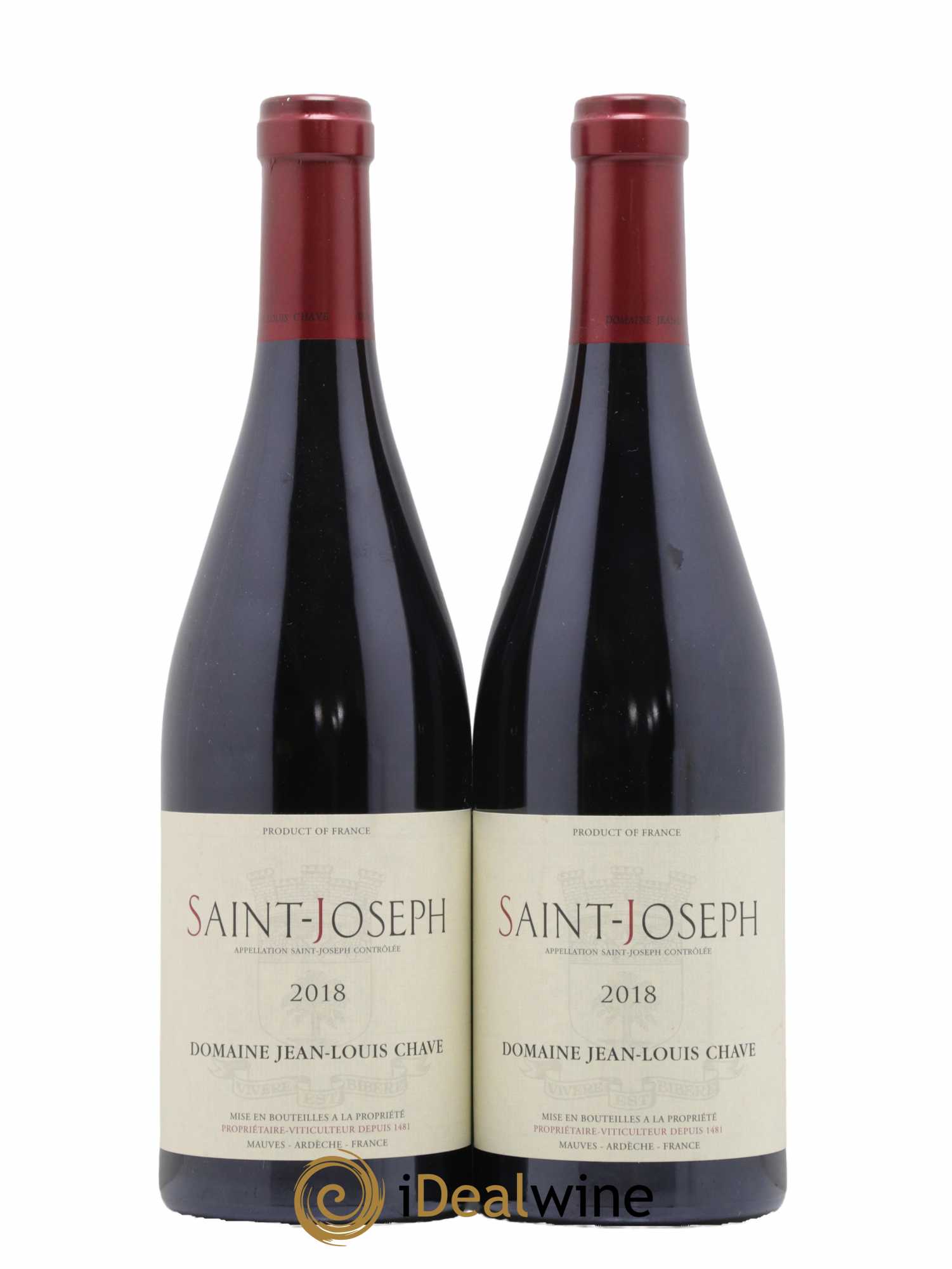 Saint-Joseph Jean-Louis Chave 2018 - Lot de 2 bouteilles - 0