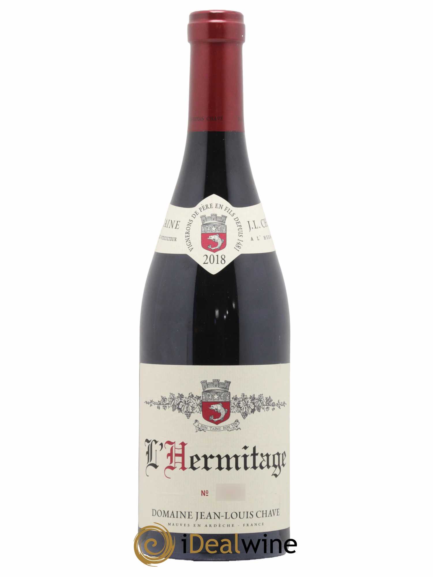 Hermitage Jean-Louis Chave 2018 - Lot de 1 bouteille - 0