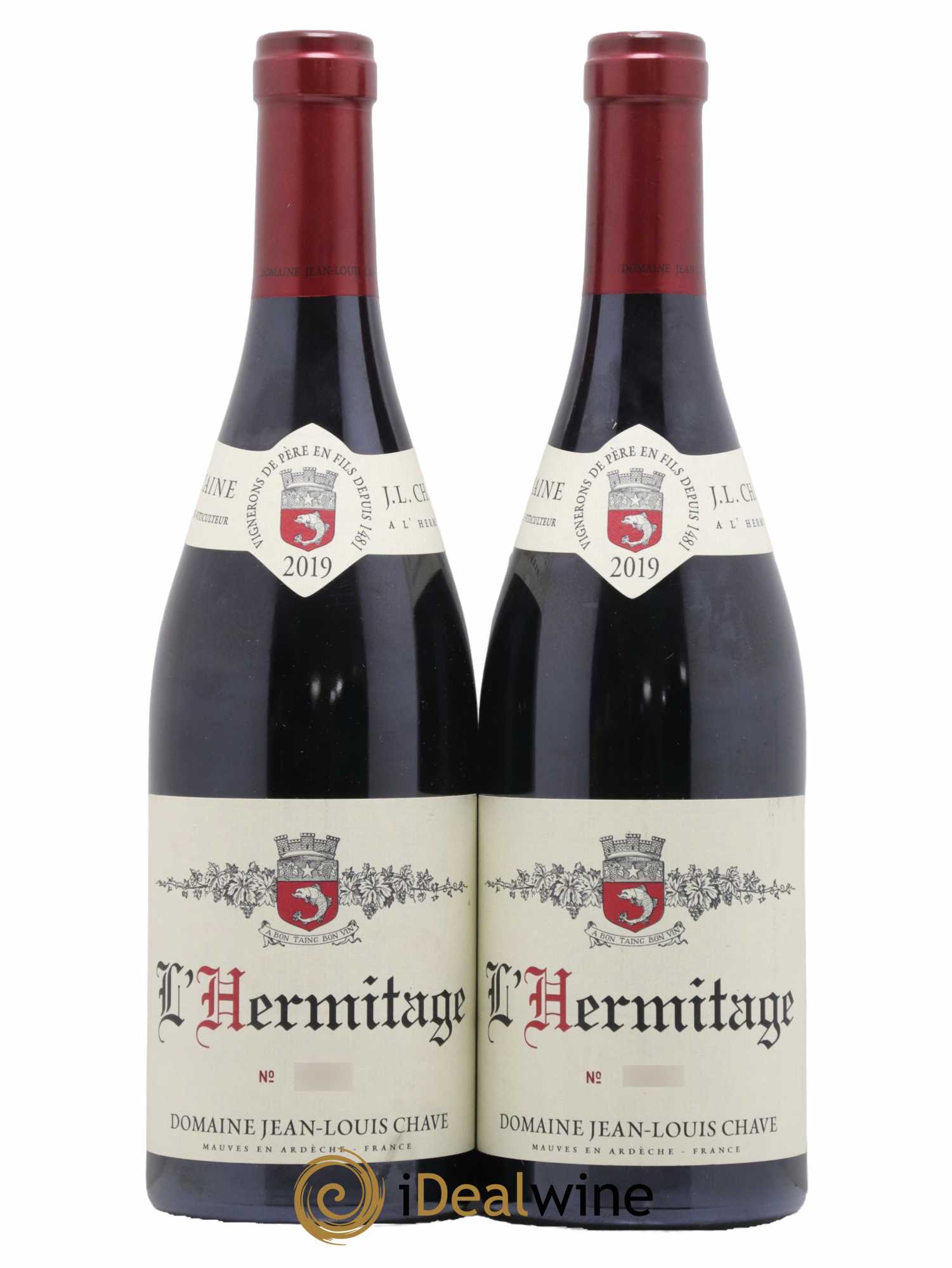 Hermitage Jean-Louis Chave 2019 - Lot de 2 bouteilles - 0