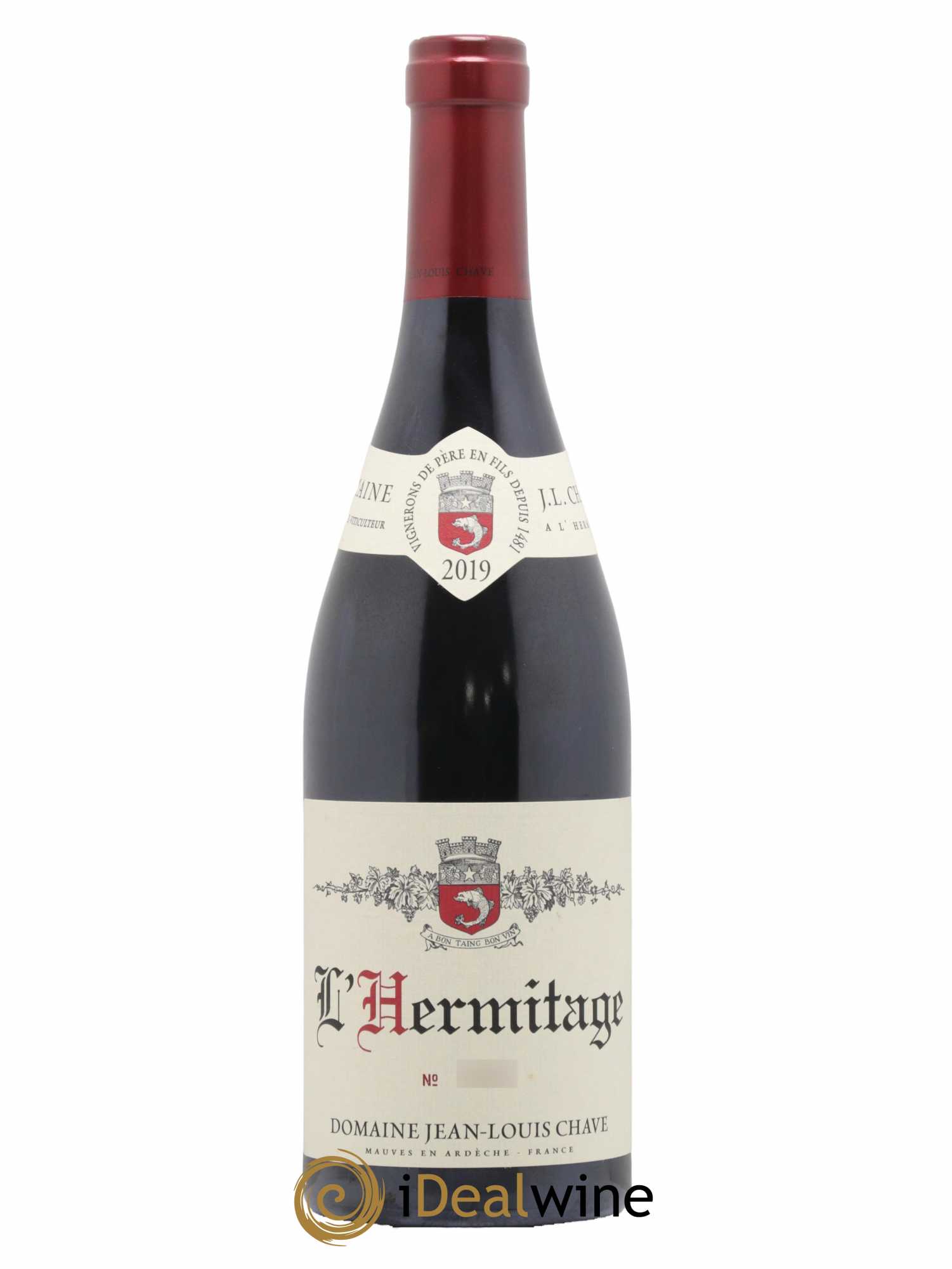 Hermitage Jean-Louis Chave 2019 - Lot de 1 bouteille - 0