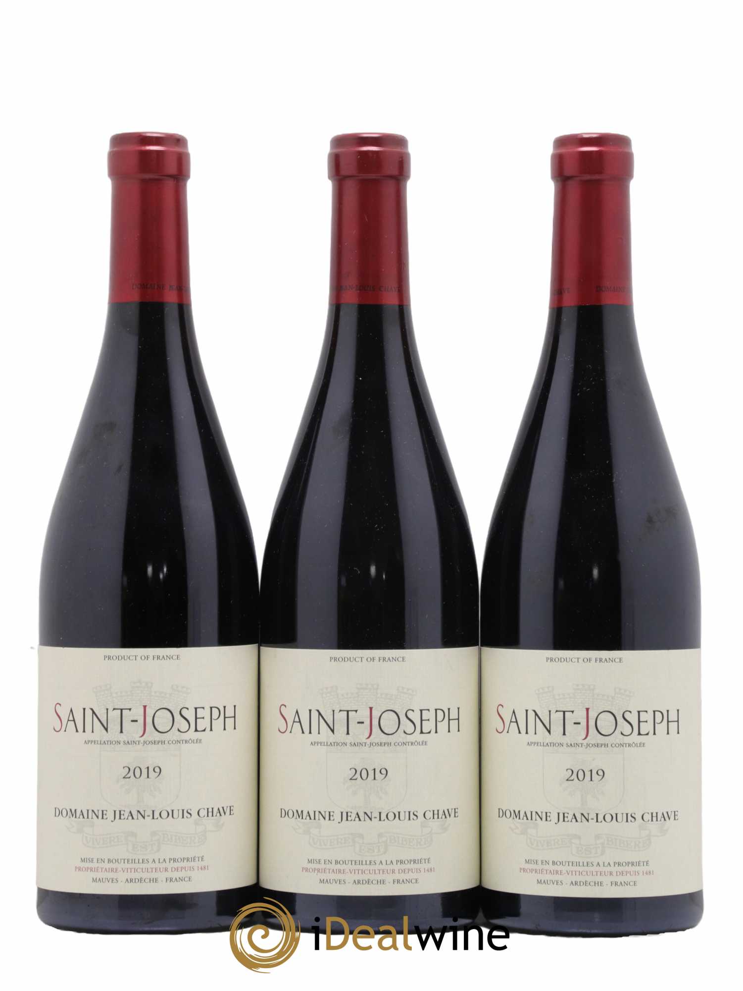 Saint-Joseph Jean-Louis Chave 2019 - Lot de 3 bouteilles - 0