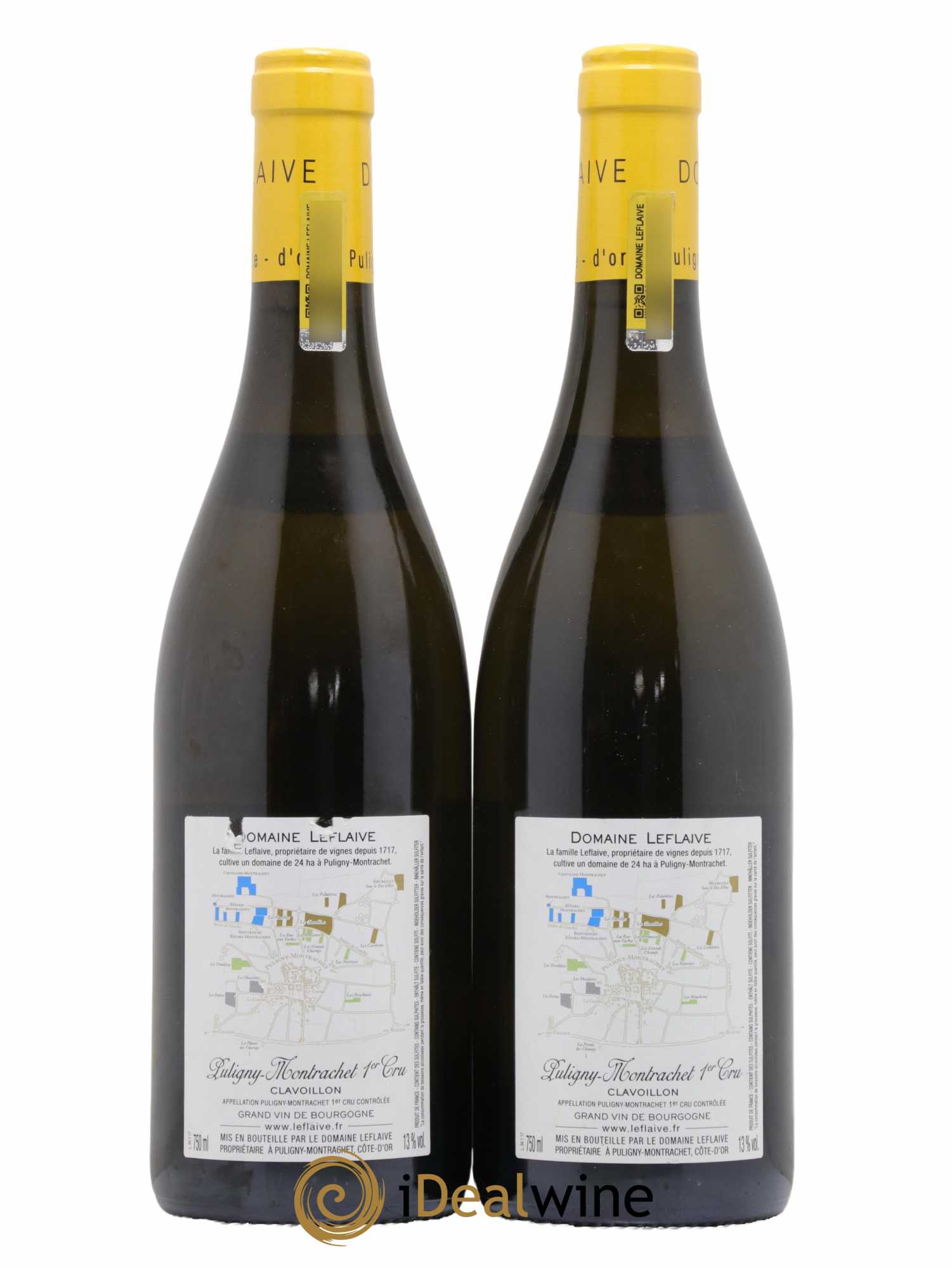 Puligny-Montrachet 1er Cru Clavoillon Leflaive (Domaine) 2017 - Lot de 2 bouteilles - 1