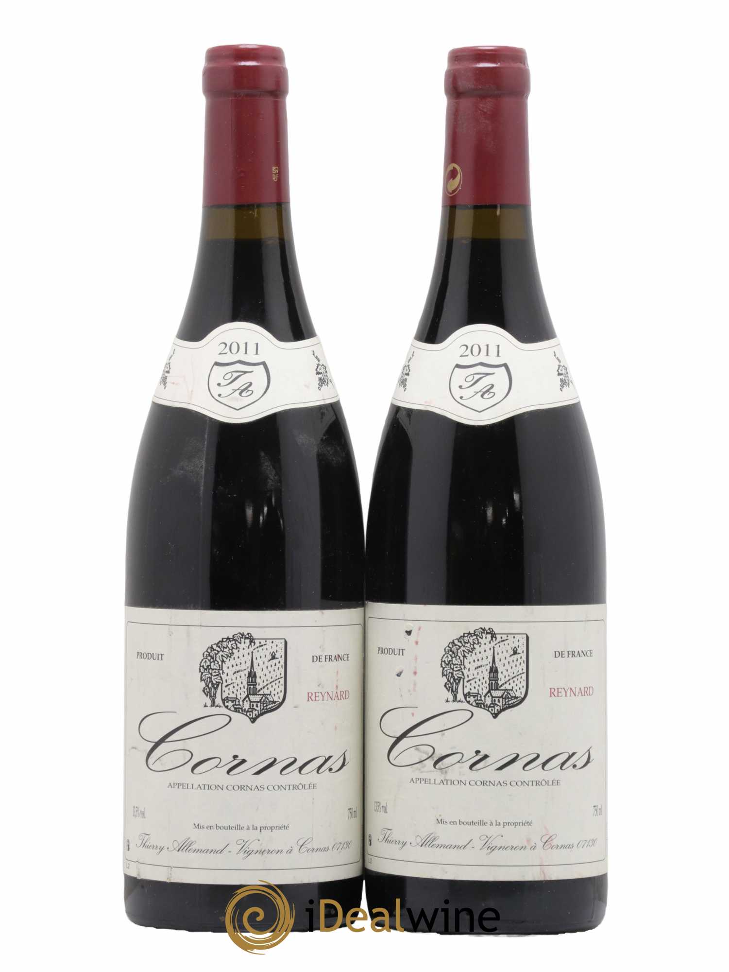 Cornas Reynard Thierry Allemand 2011 - Lot de 2 bouteilles - 0