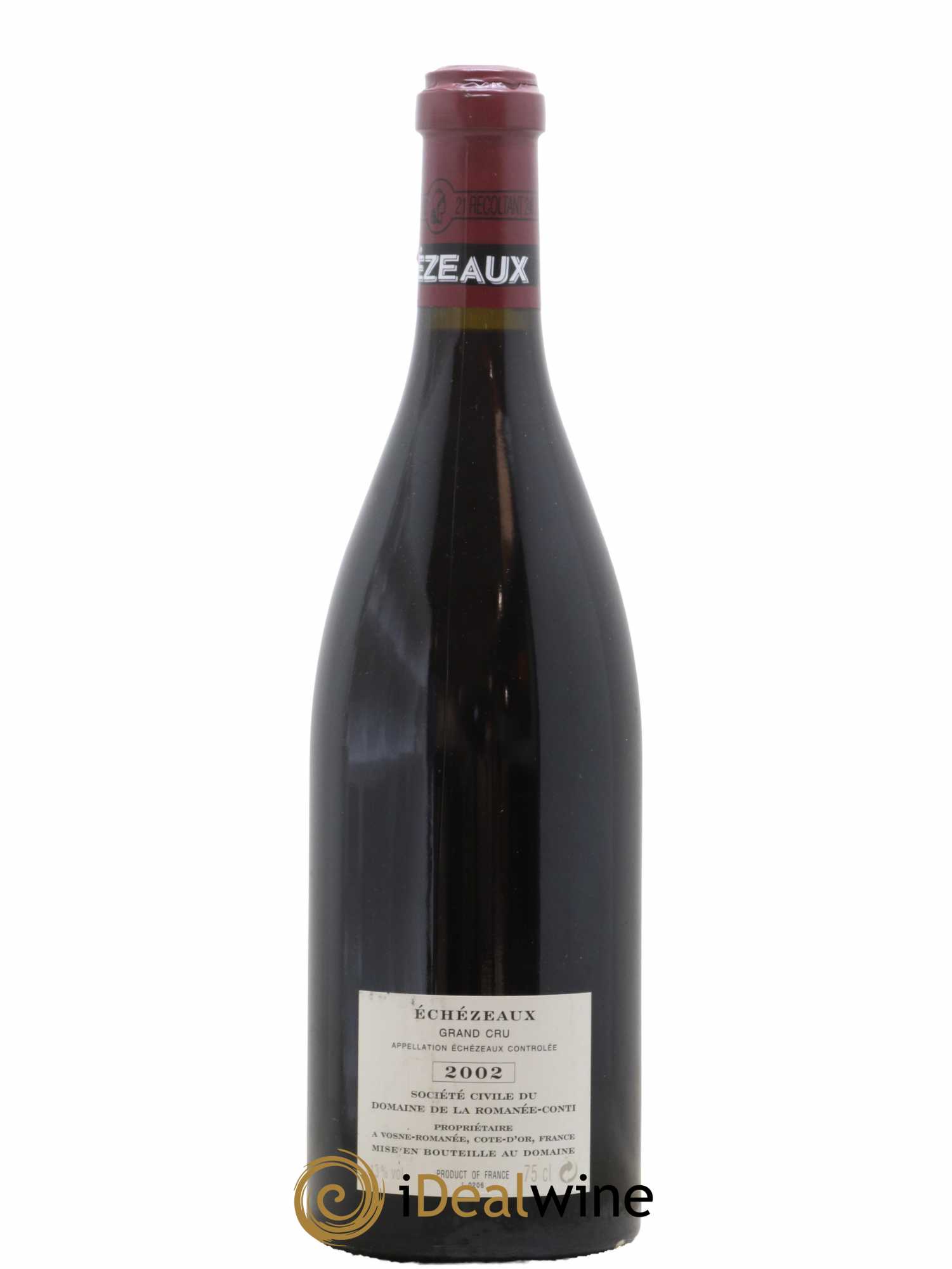 Echezeaux Grand Cru Domaine de la Romanée-Conti 2002 - Lot de 1 bouteille - 1