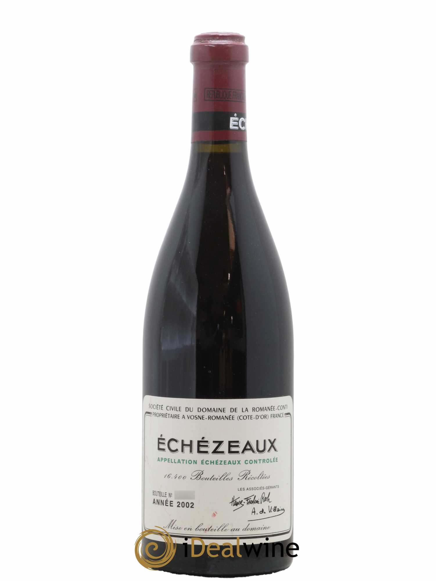 Echezeaux Grand Cru Domaine de la Romanée-Conti 2002 - Lot de 1 bouteille - 0