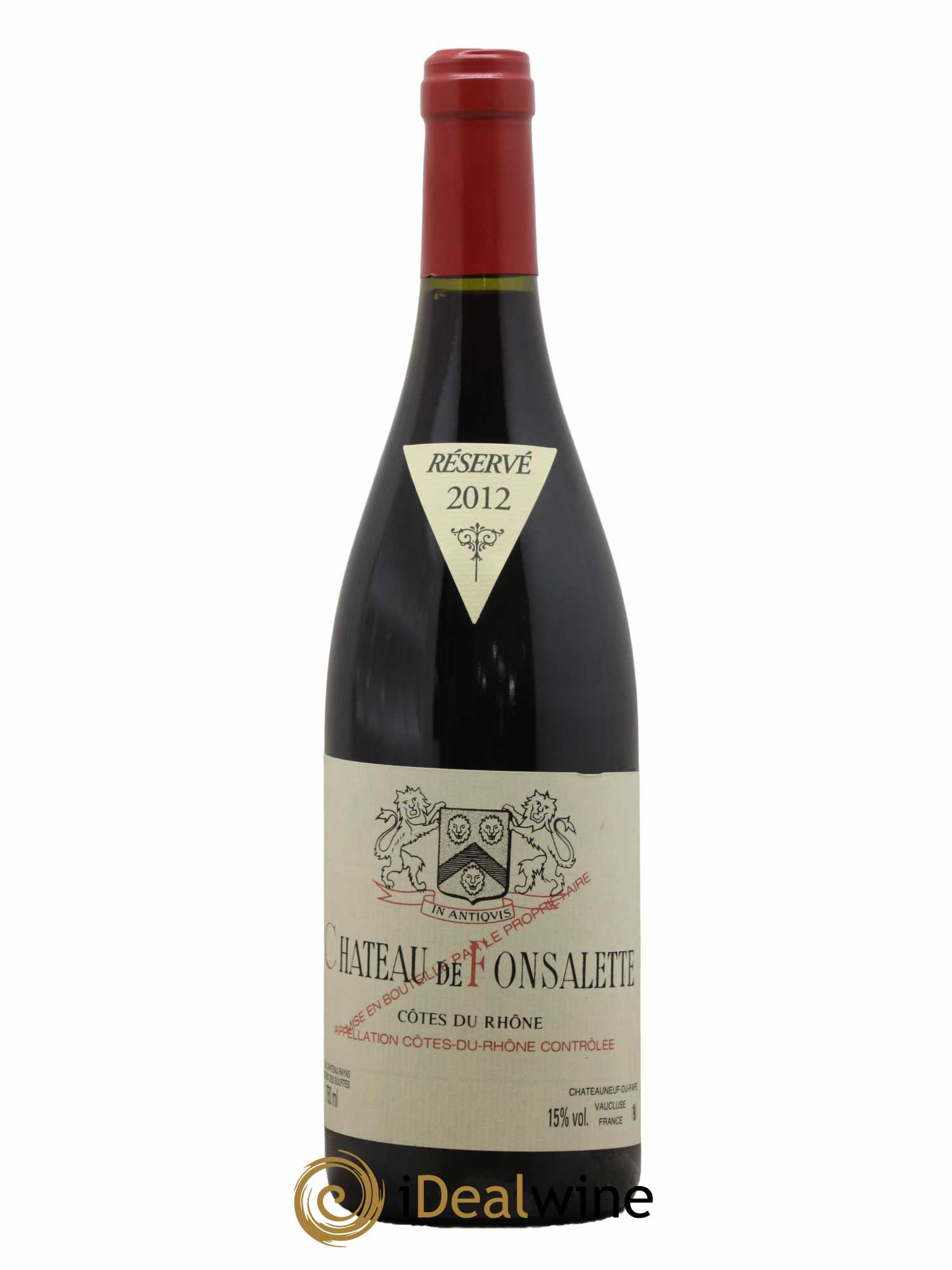 Côtes-du-Rhône Château de Fonsalette Emmanuel Reynaud 2012 - Lot de 1 bouteille - 0