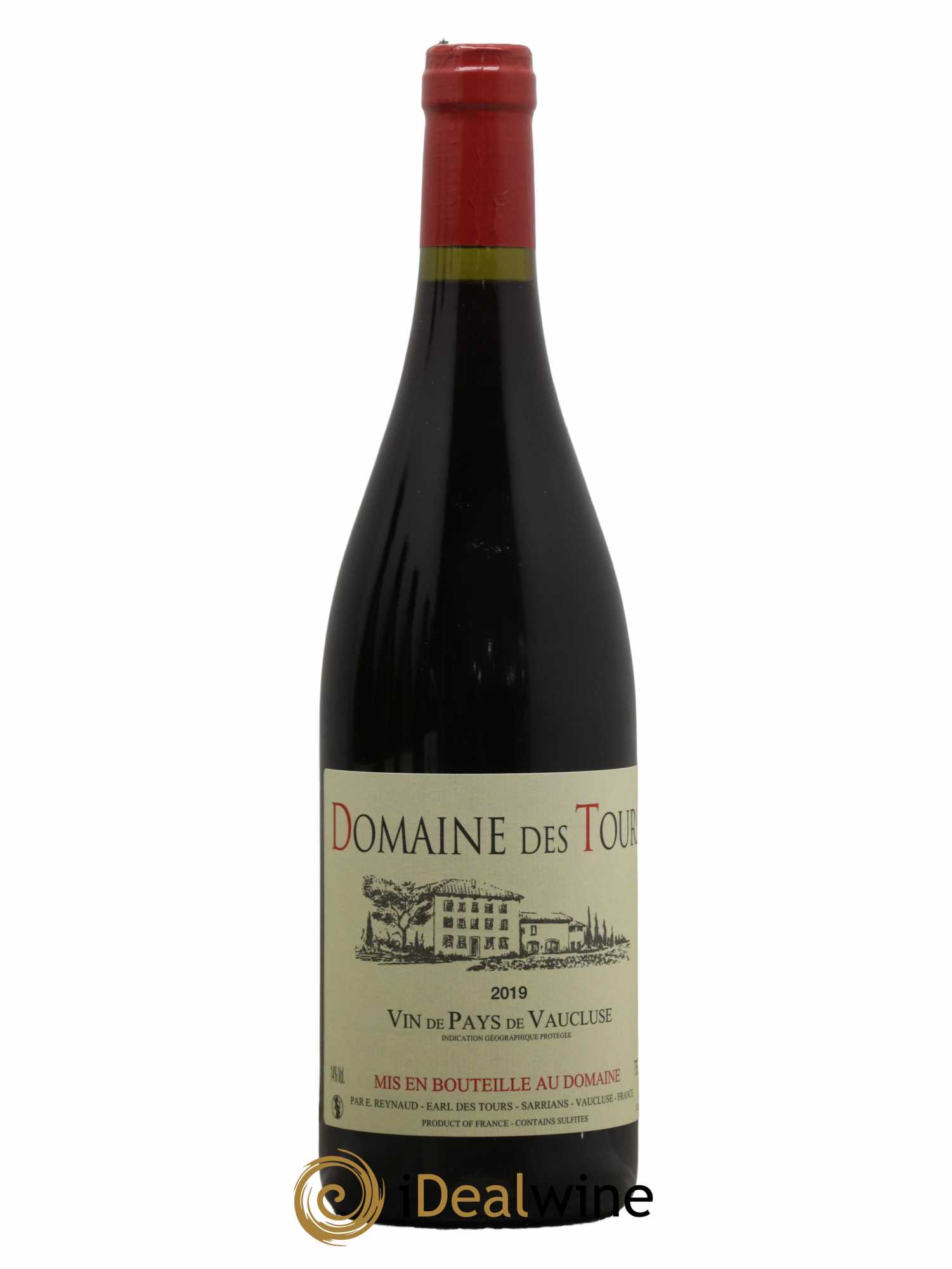 Vaucluse (Vin de Pays de Vaucluse) Domaine des Tours Emmanuel Reynaud 2019 - Lot de 1 bouteille - 0