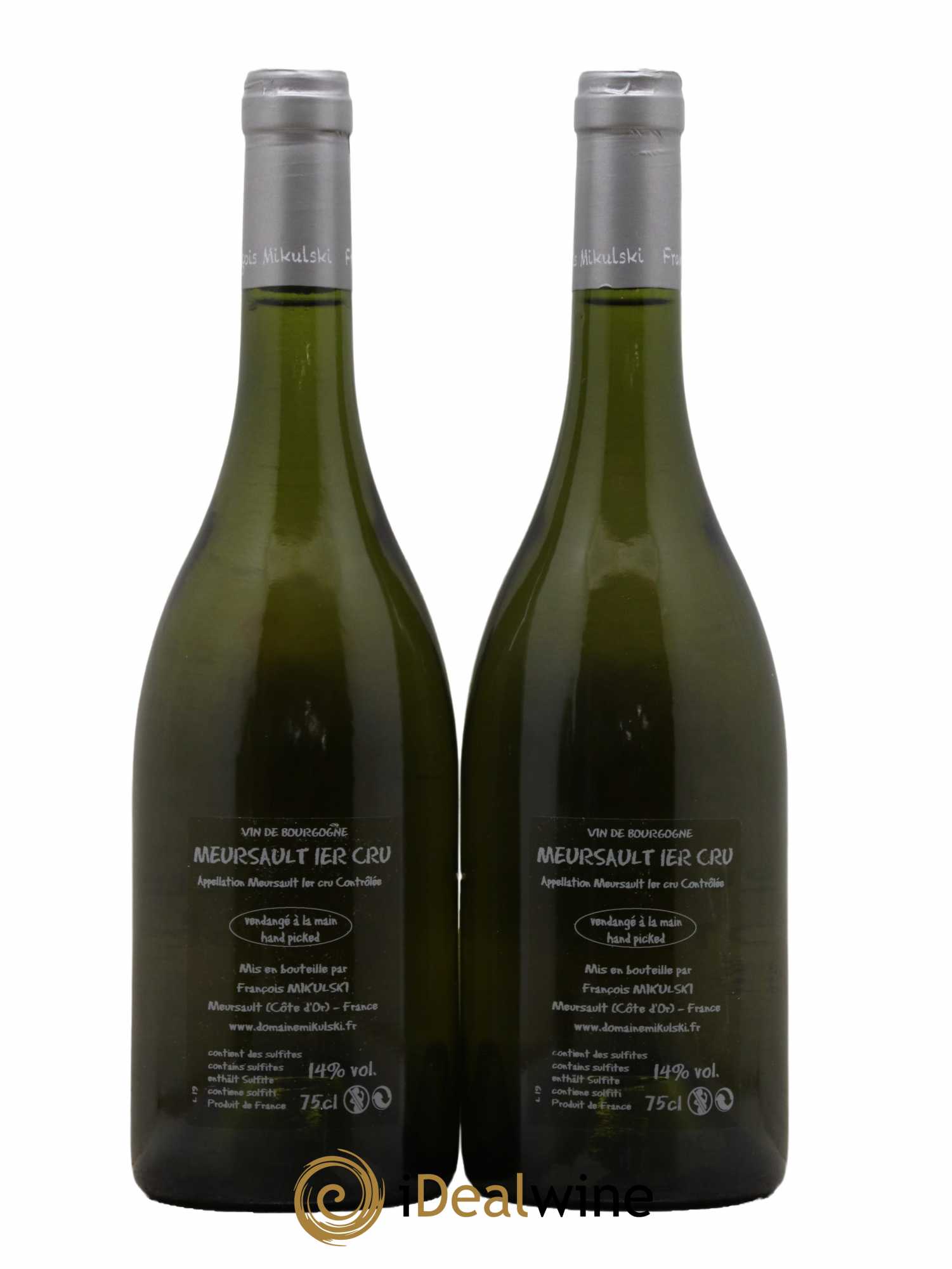 Meursault 1er Cru Poruzots François Mikulski 2020 - Posten von 2 Flaschen - 1