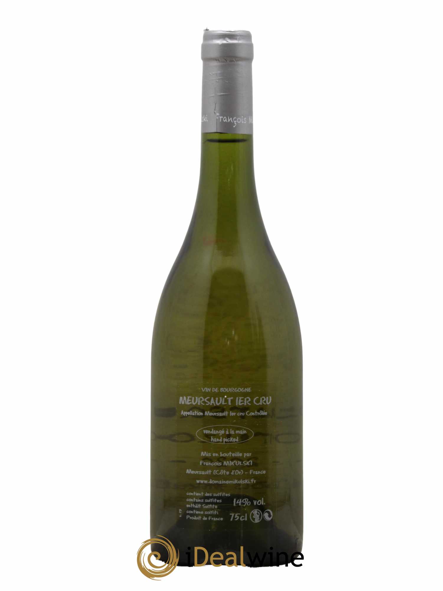 Meursault 1er Cru Poruzots François Mikulski 2020 - Lot de 1 bouteille - 1