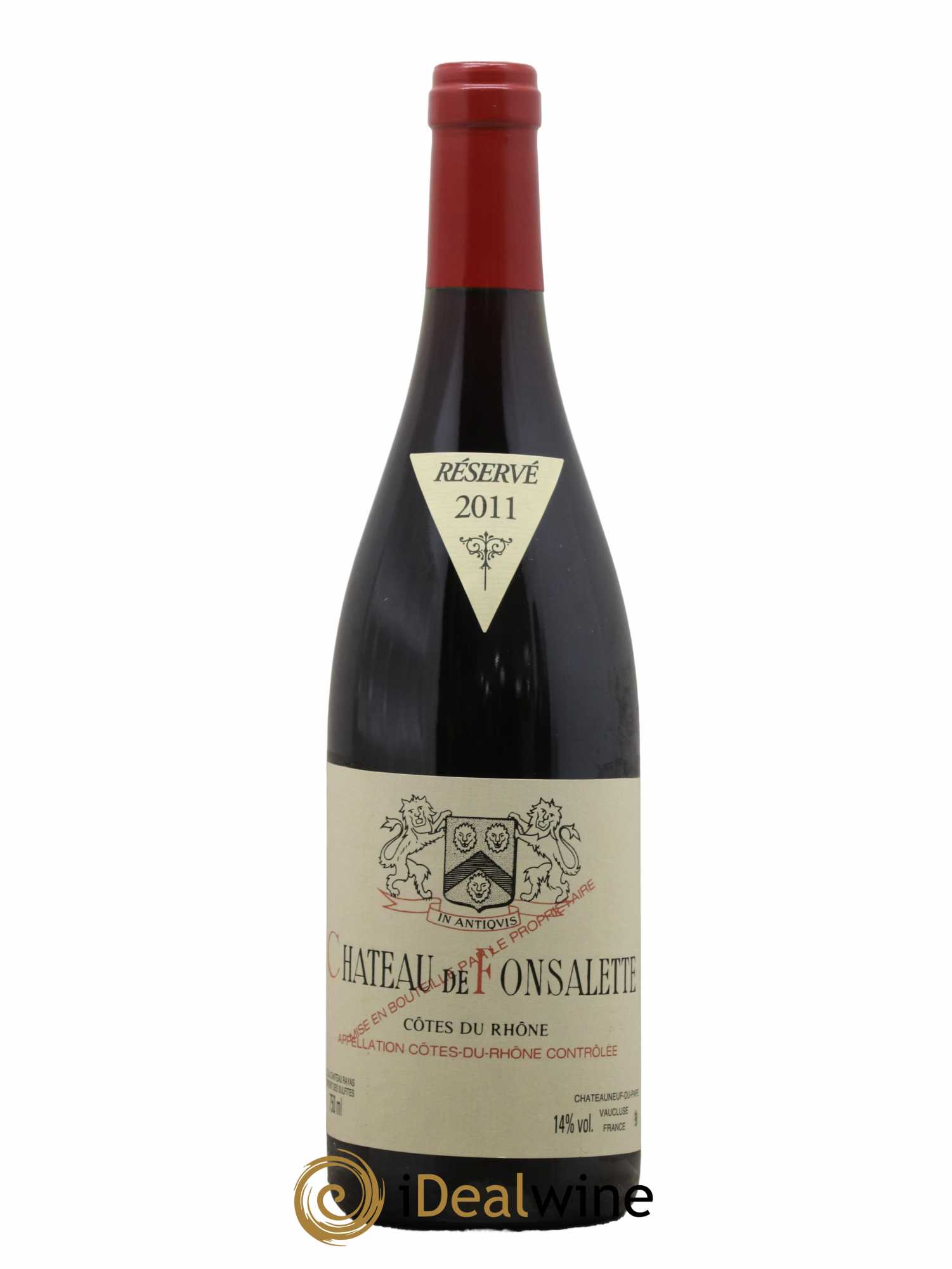Côtes-du-Rhône Château de Fonsalette Emmanuel Reynaud 2011 - Lot de 1 bouteille - 0