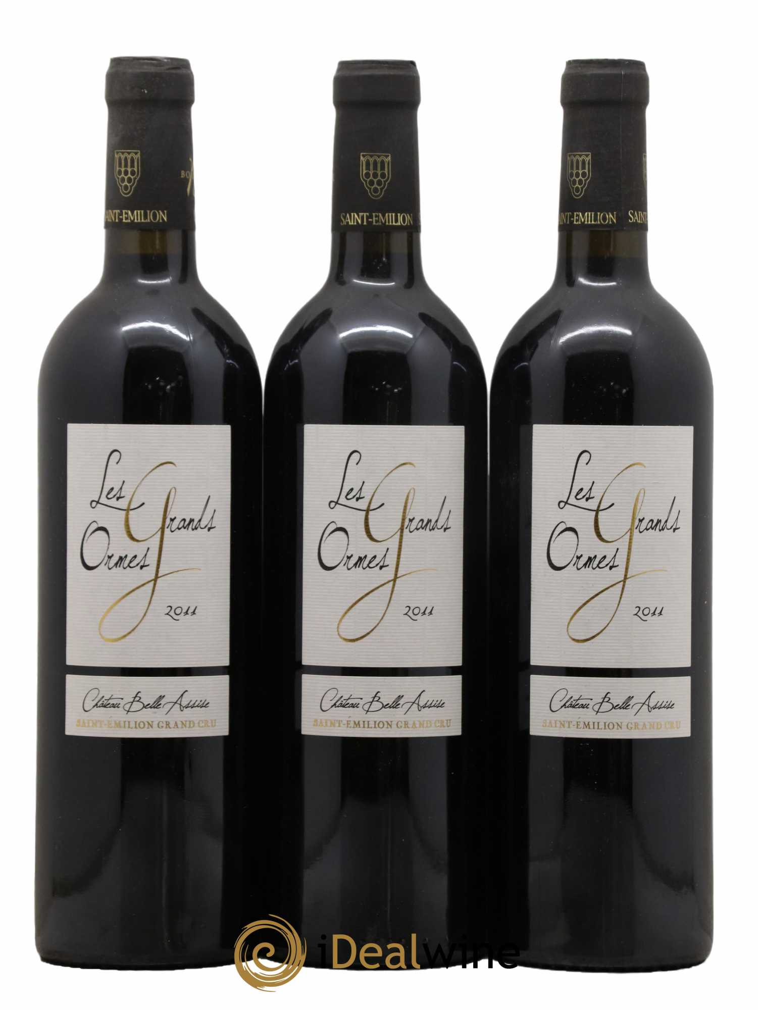 Saint-Émilion Grand Cru Château Les Grands Ormes 2011 - Lot de 3 bouteilles - 0