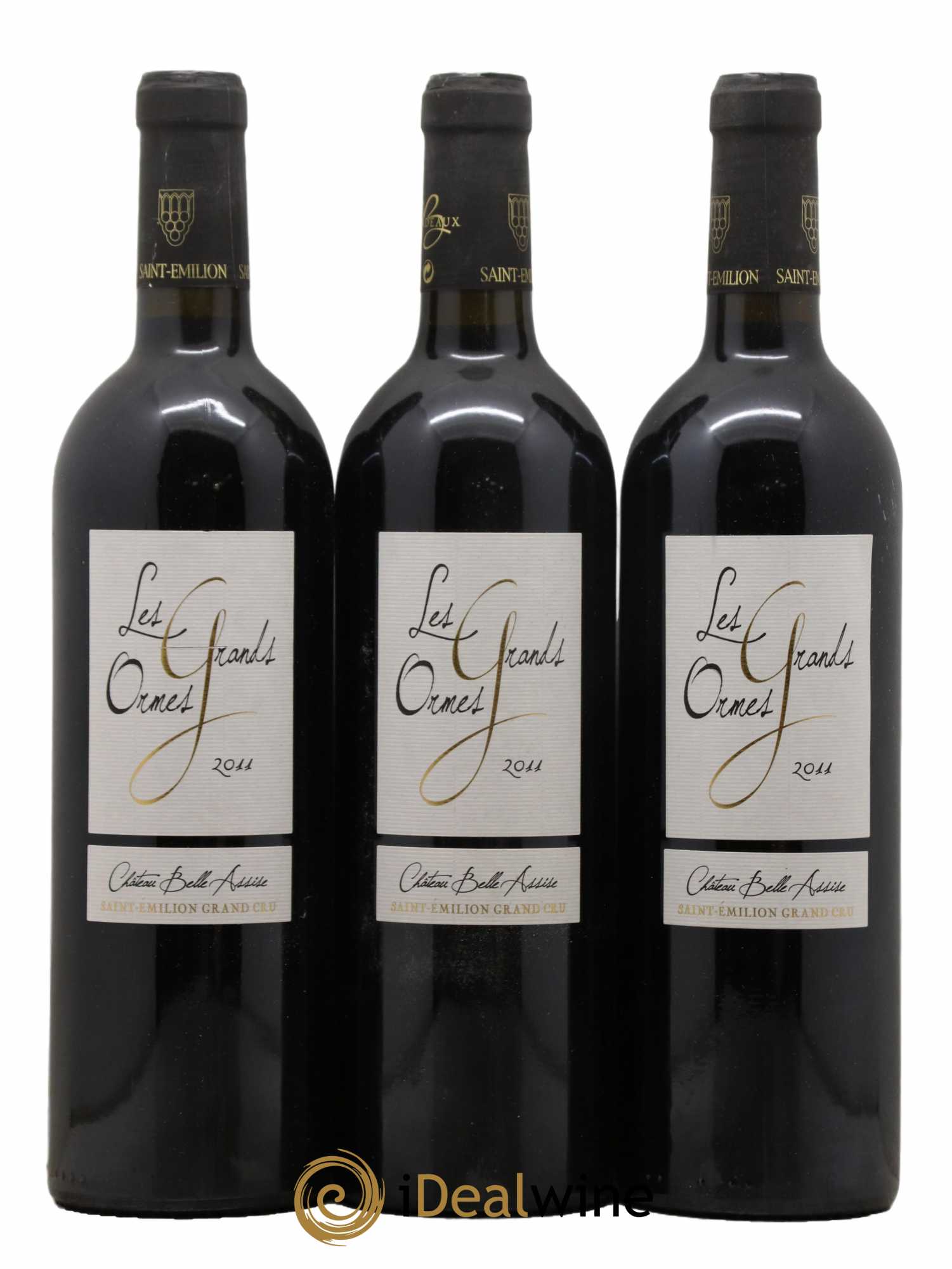 Saint-Émilion Grand Cru Château Les Grands Ormes 2011 - Lot de 3 bouteilles - 0