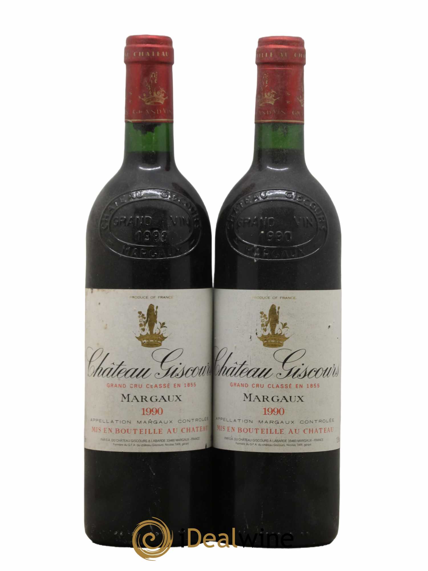 Château Giscours 3ème Grand Cru Classé 1990 - Lot de 2 bouteilles - 0