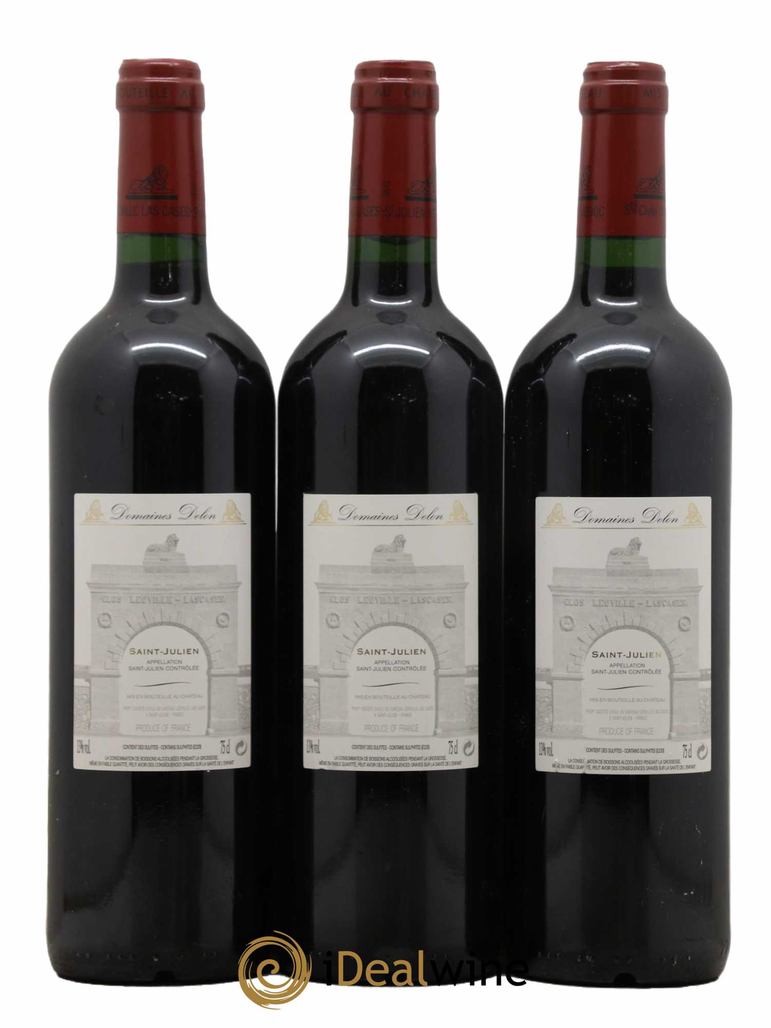 Château Léoville Las Cases 2ème Grand Cru Classé 2006 - Lot de 3 bouteilles - 1