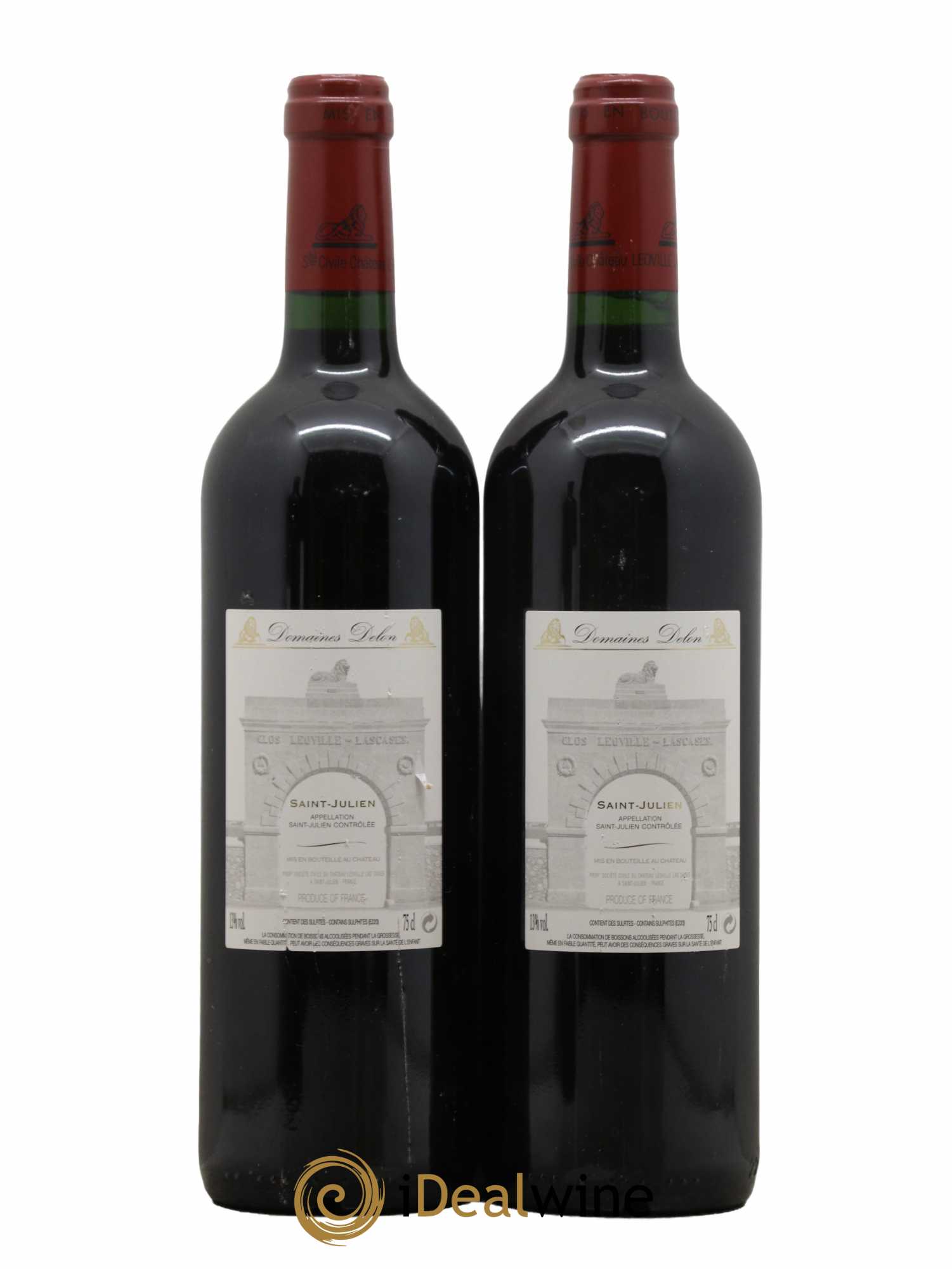Château Léoville Las Cases 2ème Grand Cru Classé 2006 - Lot de 2 bouteilles - 1