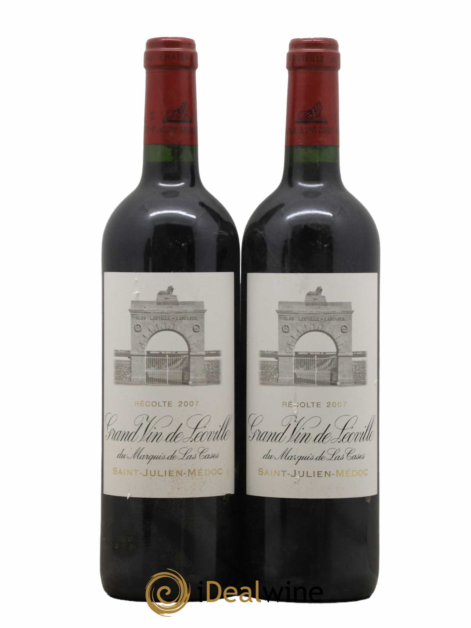 Château Léoville Las Cases 2ème Grand Cru Classé 2007 - Lot de 2 bouteilles - 0
