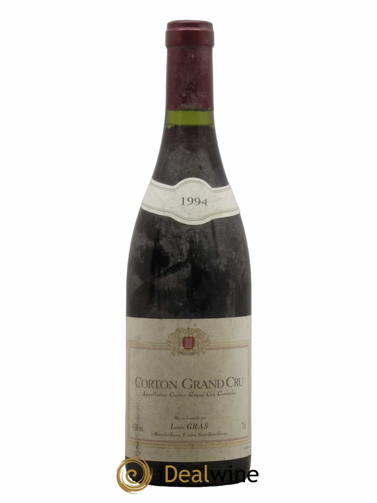 Corton Grand Cru Domaine Louis Gras 1994 - Lot de 1 bouteille - 0
