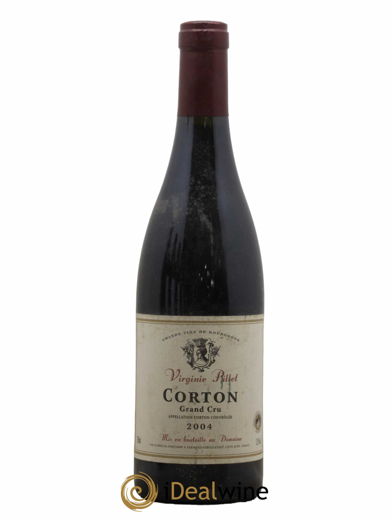 Corton Grand Cru Domaine Virginie Pillet 2004 - Lot de 1 bouteille - 0