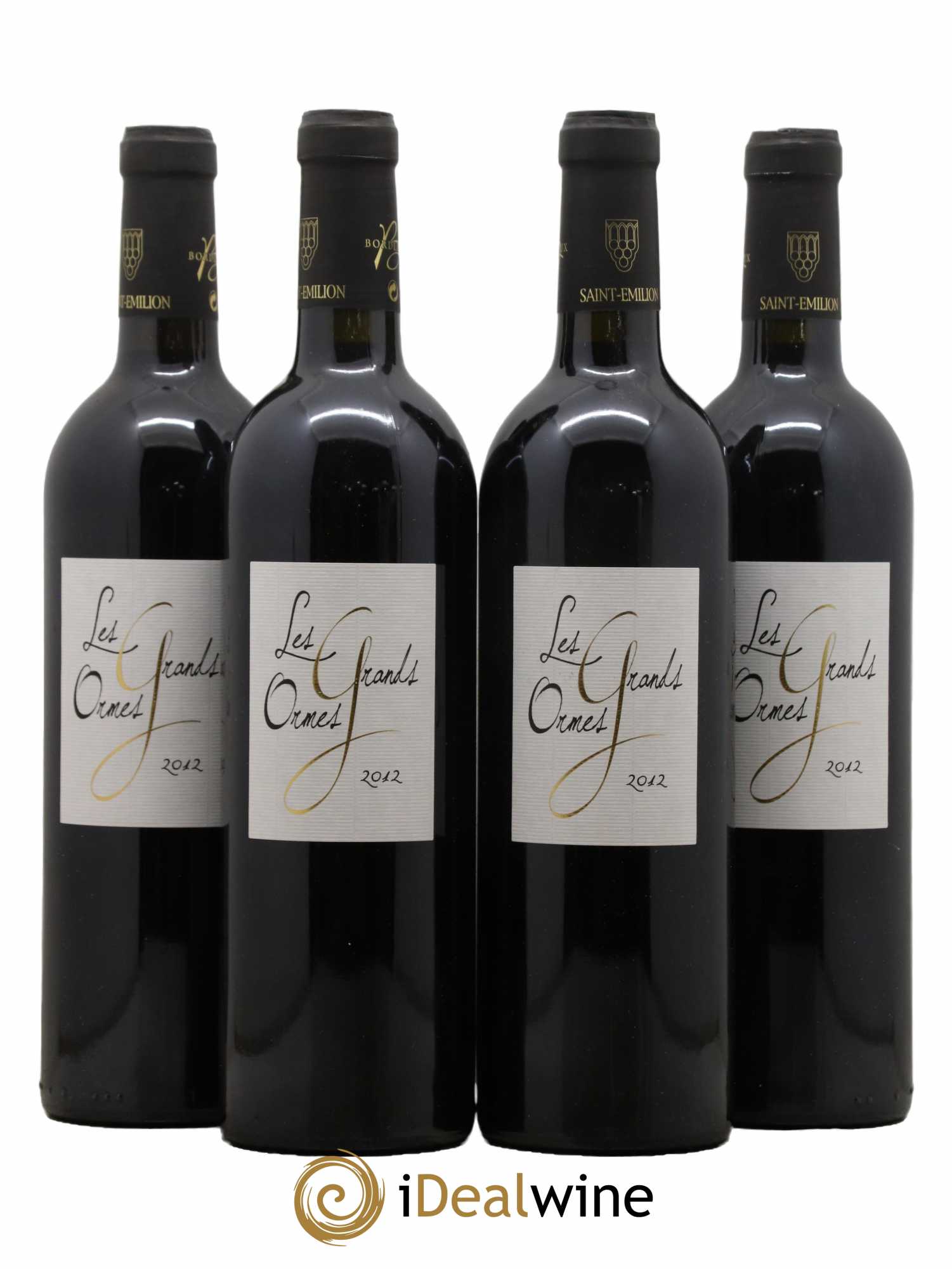 Saint-Émilion Grand Cru Château Les Grands Ormes 2012 - Lot de 4 bouteilles - 0