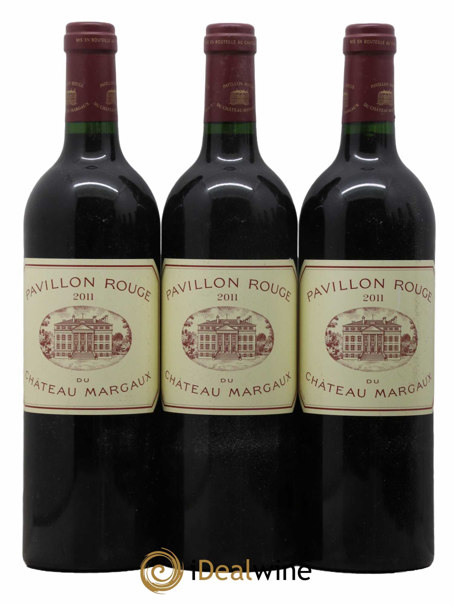 Pavillon Rouge du Château Margaux Second Vin 2011 - Lot de 3 bouteilles - 0