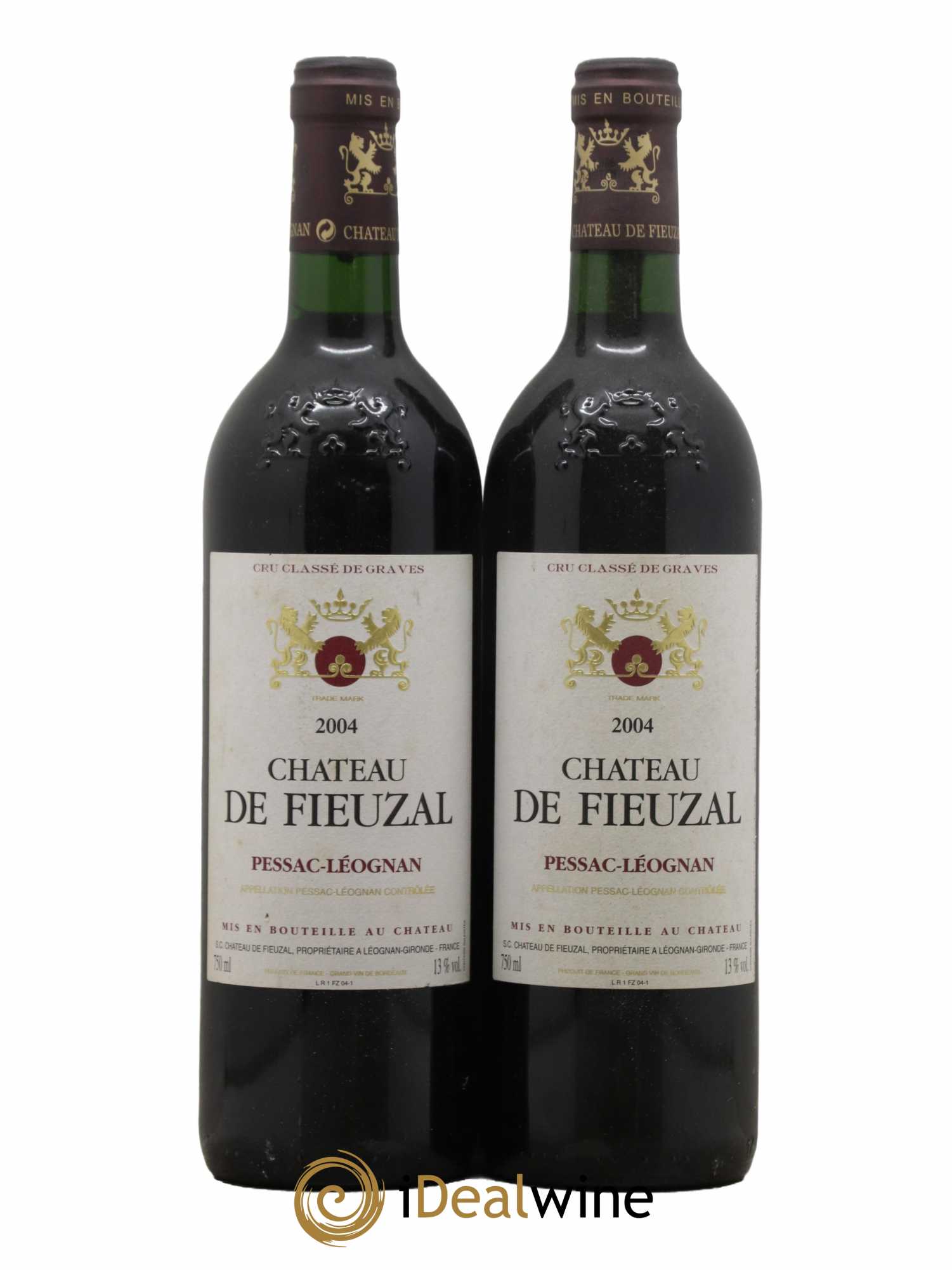 Château de Fieuzal Cru Classé de Graves 2004 - Lot de 2 bouteilles - 0