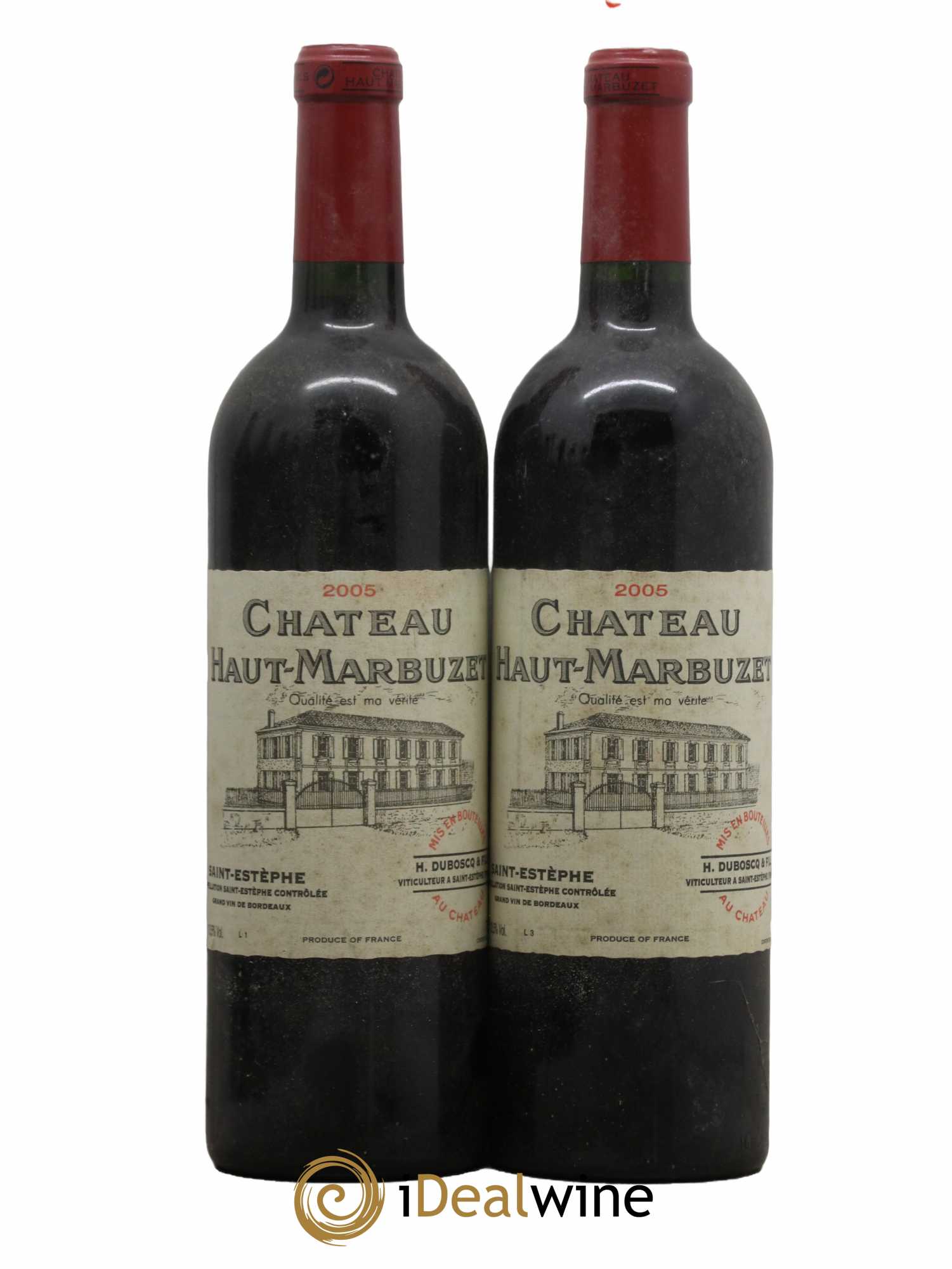 Château Haut Marbuzet 2005 - Lot de 2 bouteilles - 0
