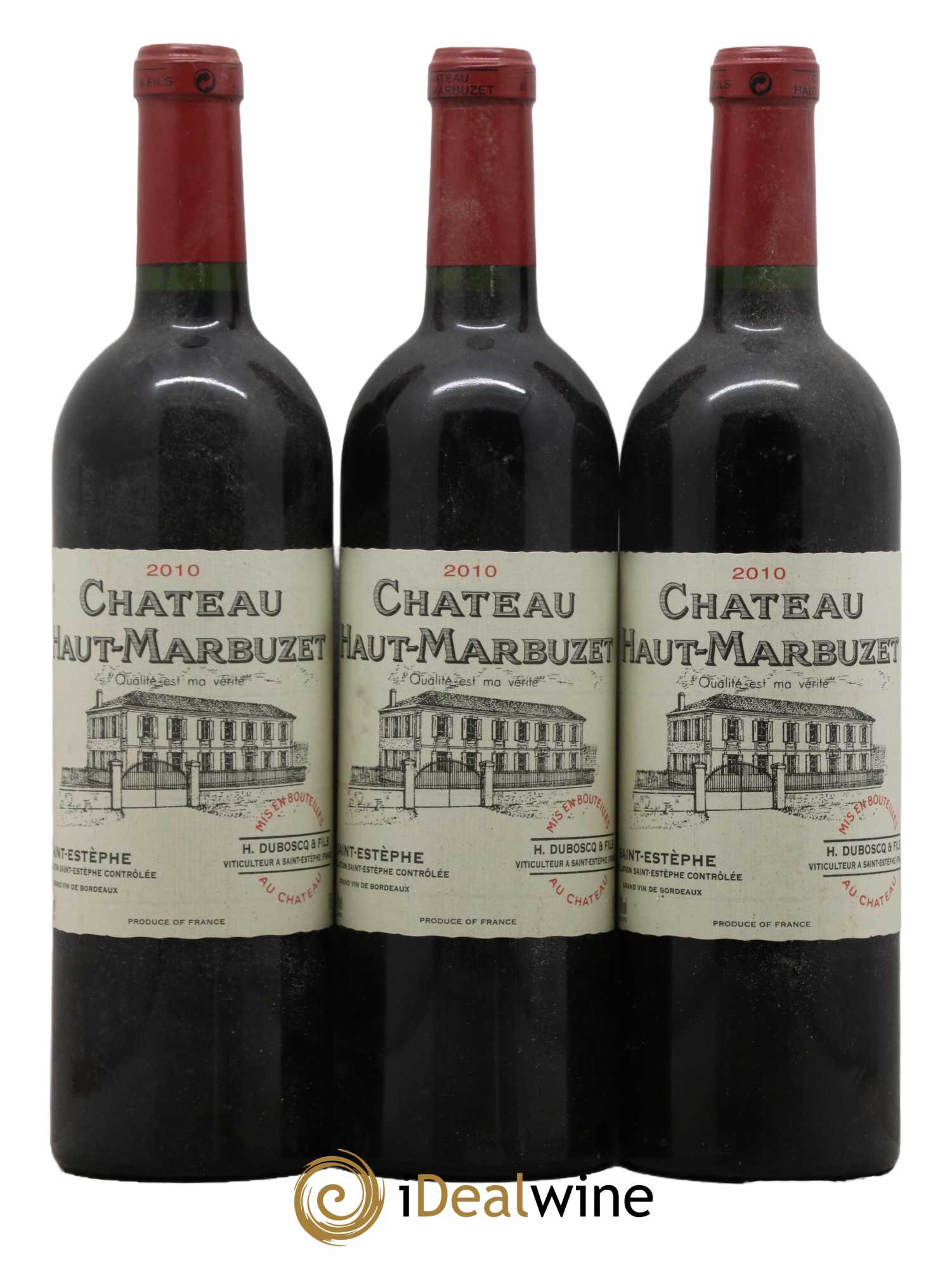 Château Haut Marbuzet 2010 - Lot de 3 bouteilles - 0