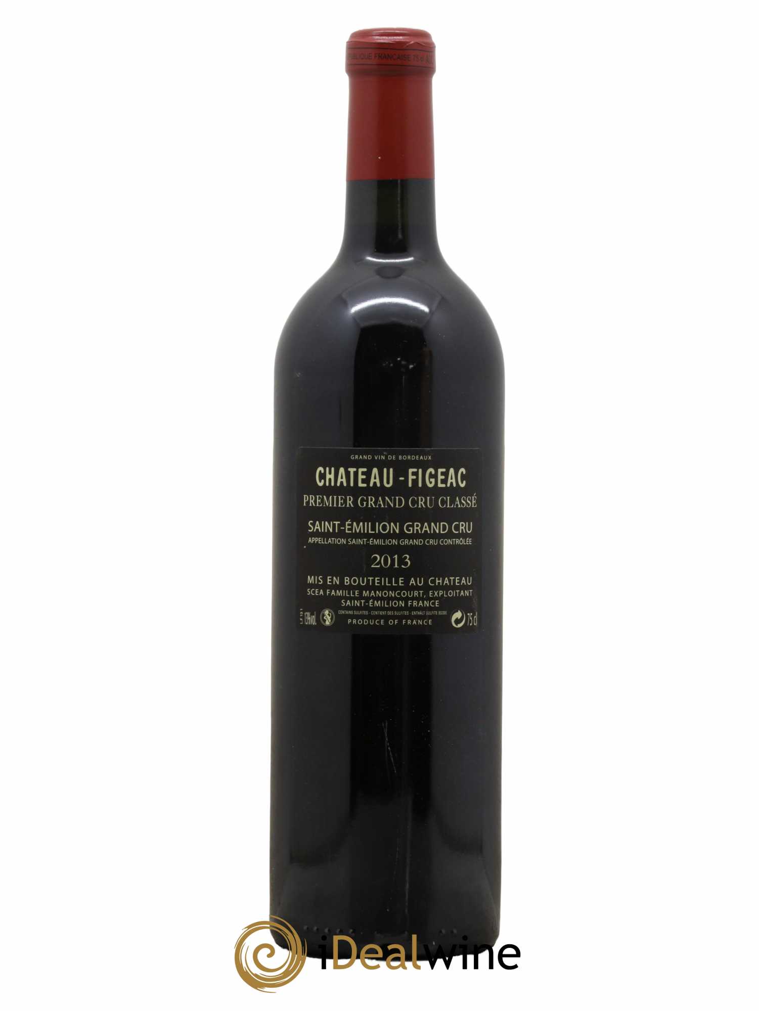Château Figeac 1er Grand Cru Classé A 2013 - Lot de 1 bouteille - 1