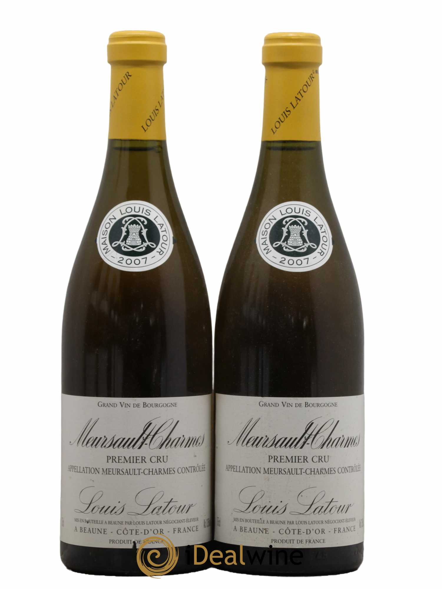 Meursault 1er Cru Charmes Louis Latour 2007 - Lot de 2 bouteilles - 0