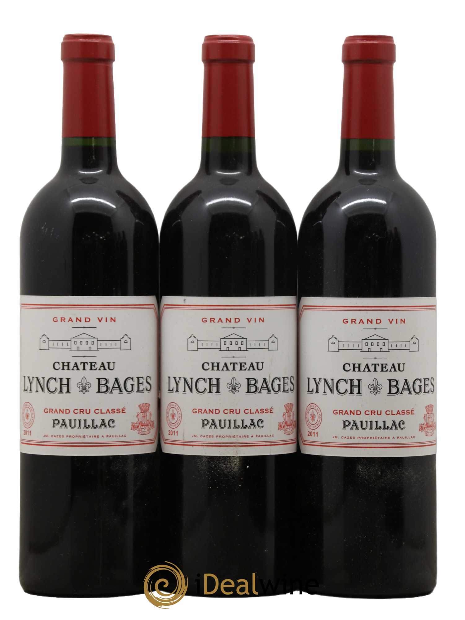 Château Lynch Bages 5ème Grand Cru Classé 2011 - Lot de 3 bouteilles - 0