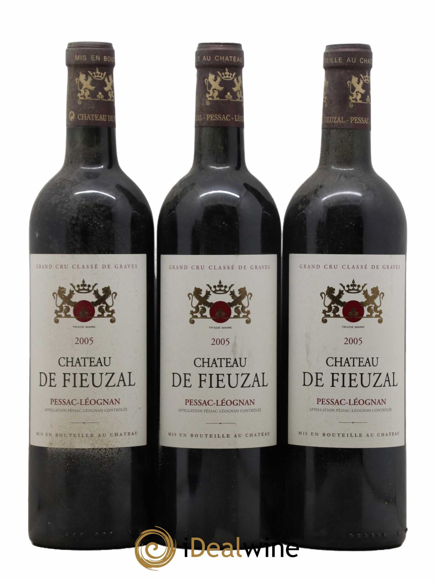 Château de Fieuzal Cru Classé de Graves 2005 - Lot de 3 bouteilles - 0