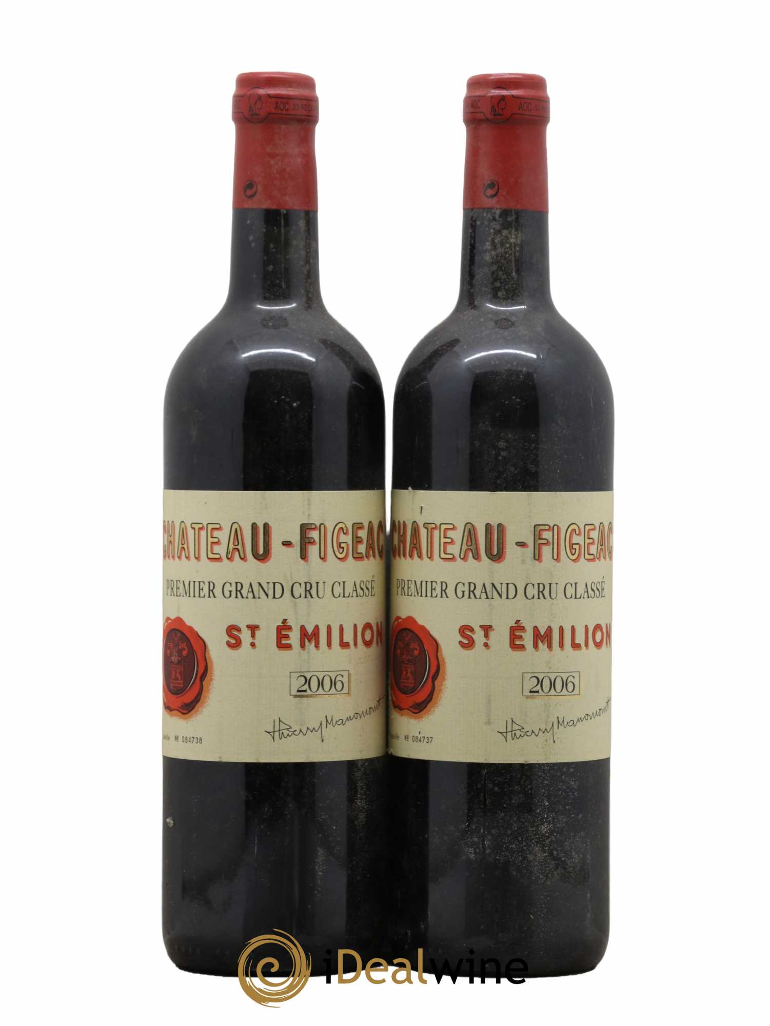 Château Figeac 1er Grand Cru Classé A 2006 - Lot de 2 bouteilles - 0