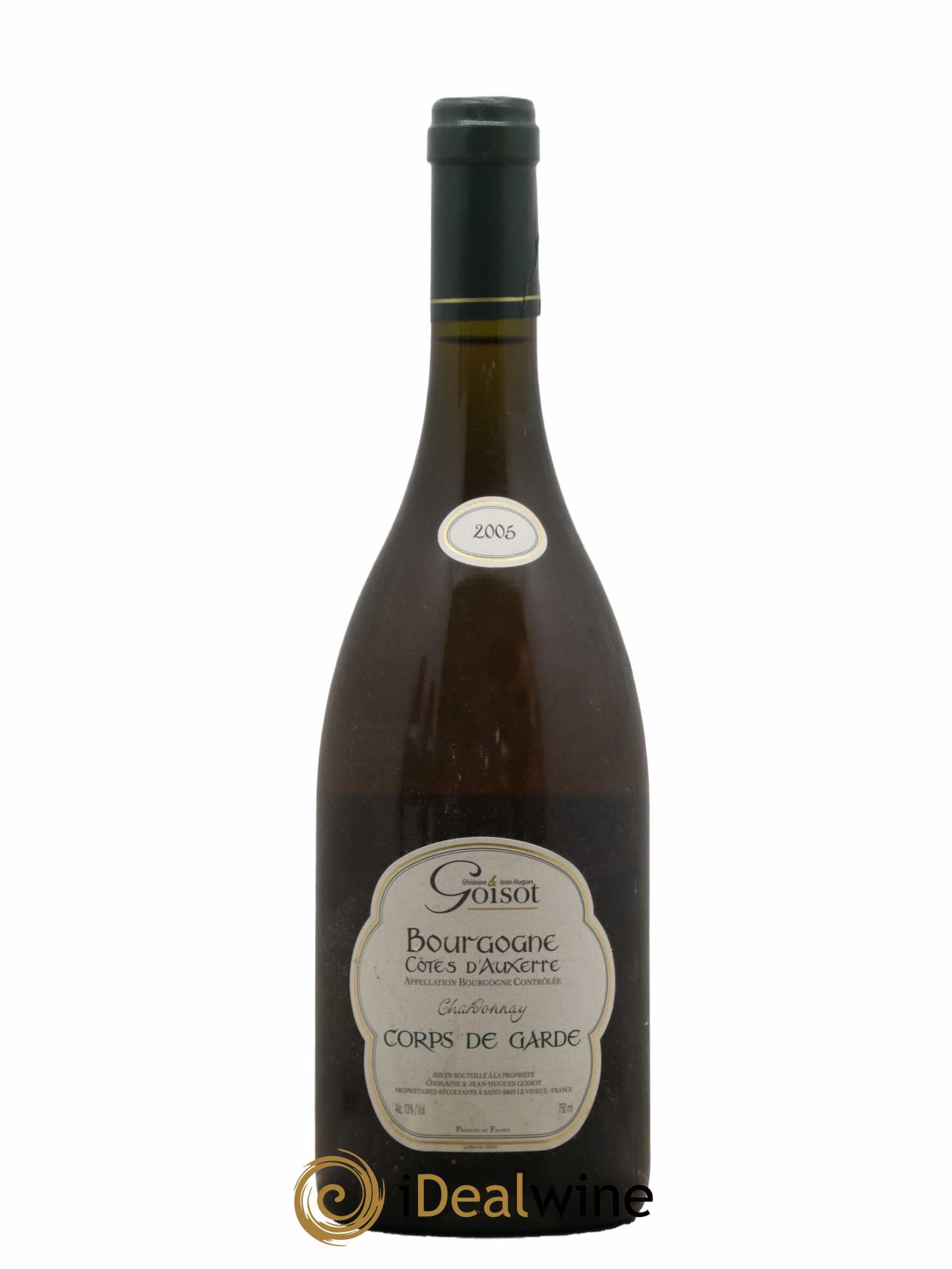 Bourgogne Côtes d'Auxerre Corps de Garde Goisot 2005 - Lot de 1 bouteille - 0