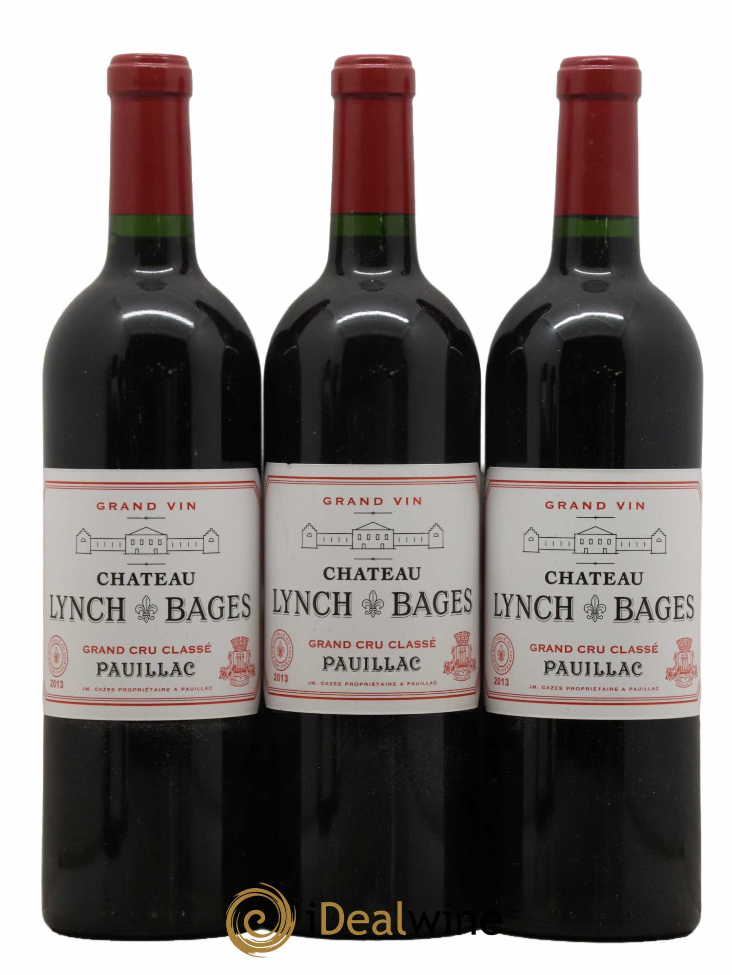 Château Lynch Bages 5ème Grand Cru Classé 2013 - Lot de 3 bouteilles - 0