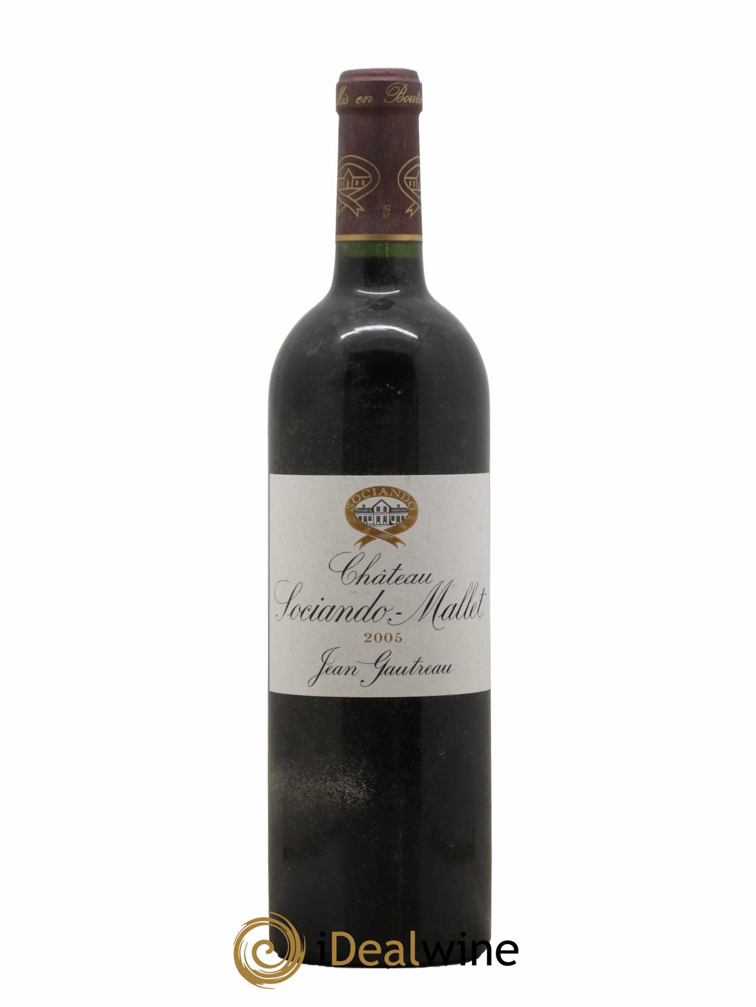 Château Sociando Mallet 2005 - Lot de 1 bouteille - 0