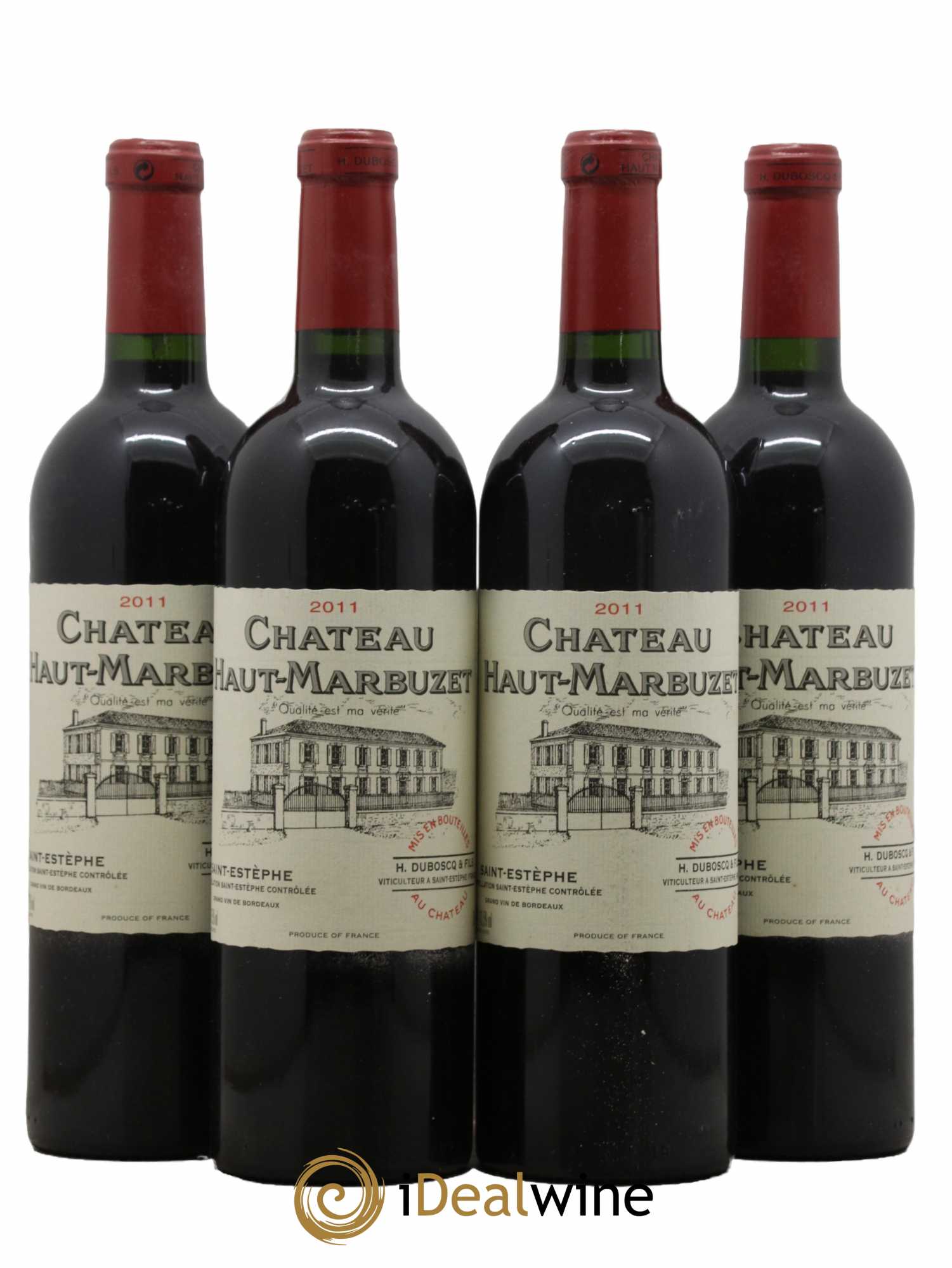 Château Haut Marbuzet 2011 - Lot de 4 bouteilles - 0