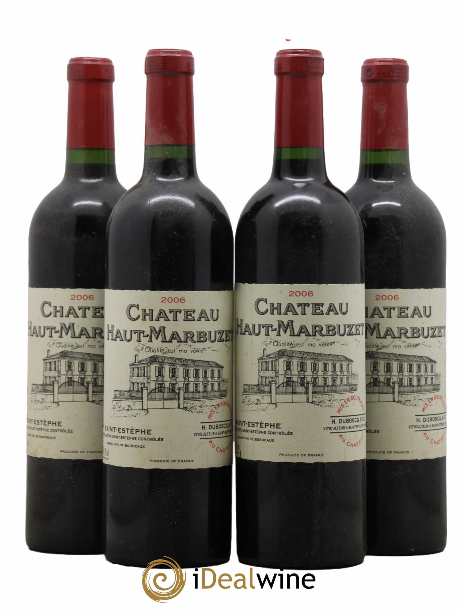 Château Haut Marbuzet 2006 - Lot de 4 bouteilles - 0