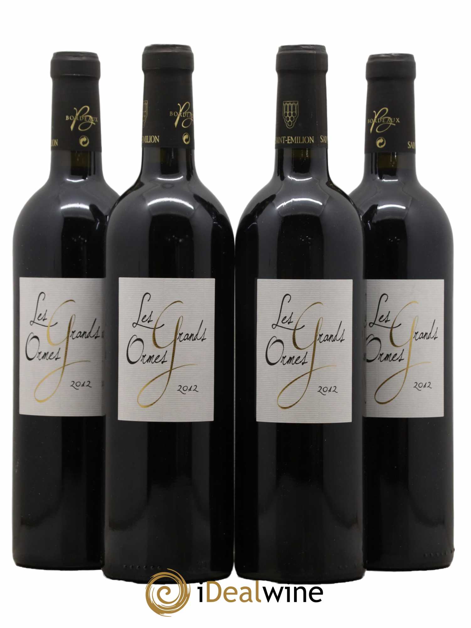 Saint-Émilion Grand Cru Château Les Grands Ormes 2012 - Lot de 4 bouteilles - 0