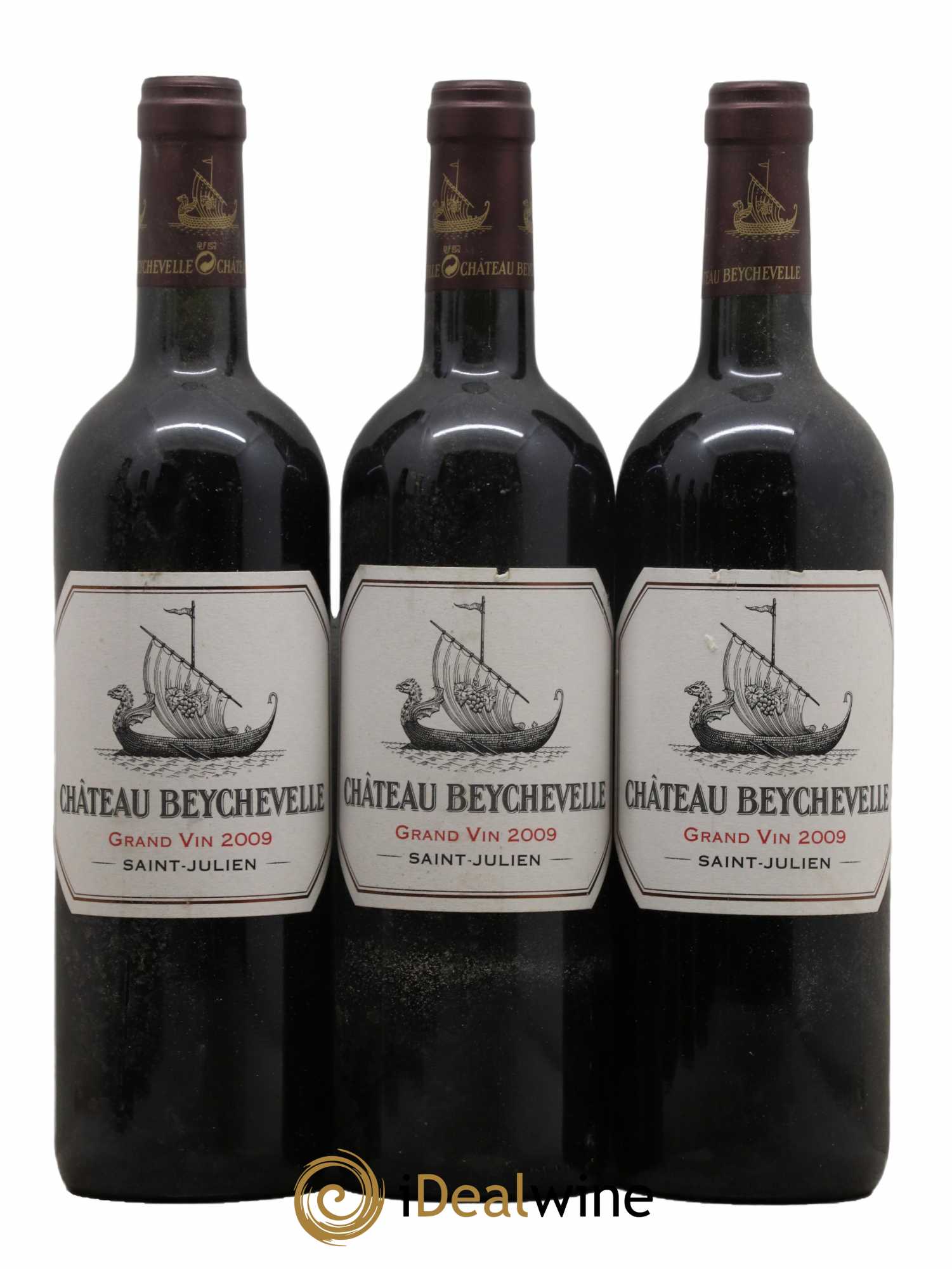 Château Beychevelle 4ème Grand Cru Classé 2009 - Lot de 3 bouteilles - 0
