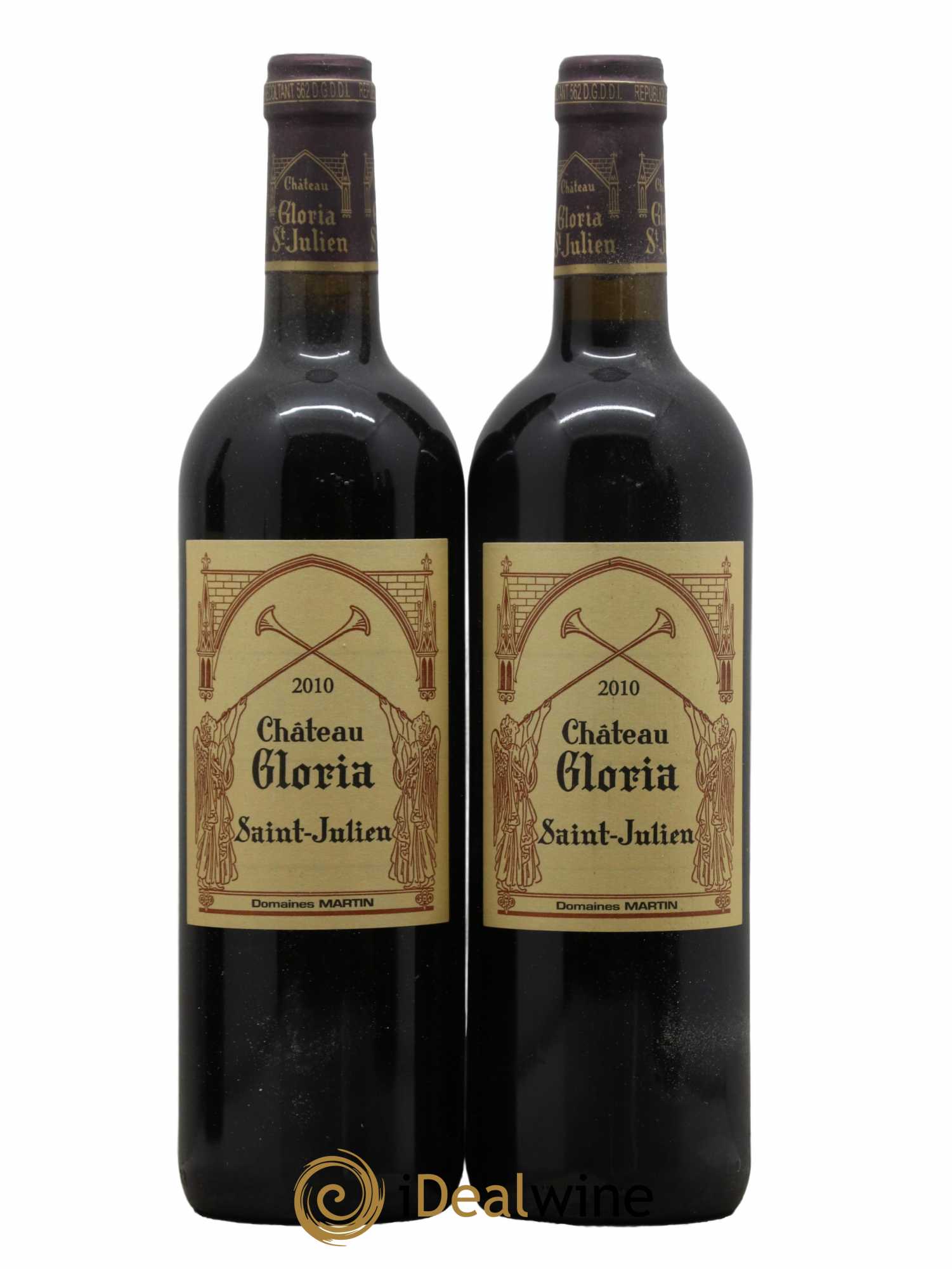 Château Gloria 2010 - Lot de 2 bouteilles - 0