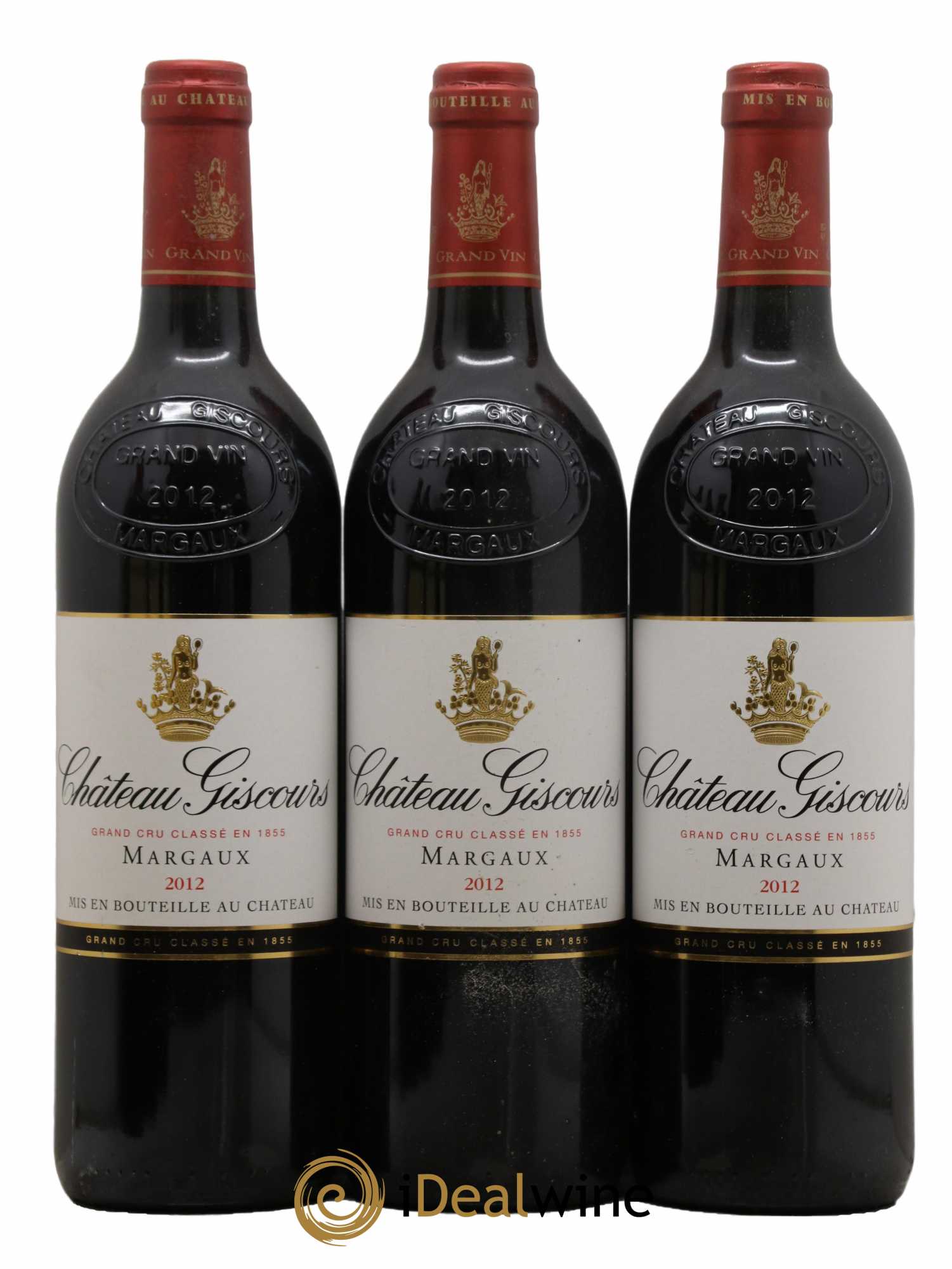 Château Giscours 3ème Grand Cru Classé 2012 - Lot de 3 bouteilles - 0