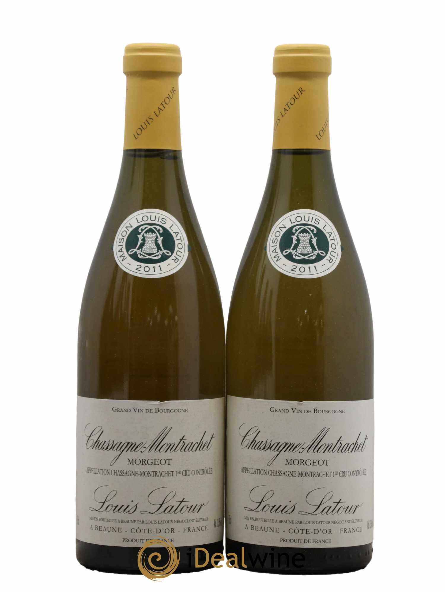 Chassagne-Montrachet 1er Cru Morgeot Louis Latour 2011 - Lot de 2 bouteilles - 0