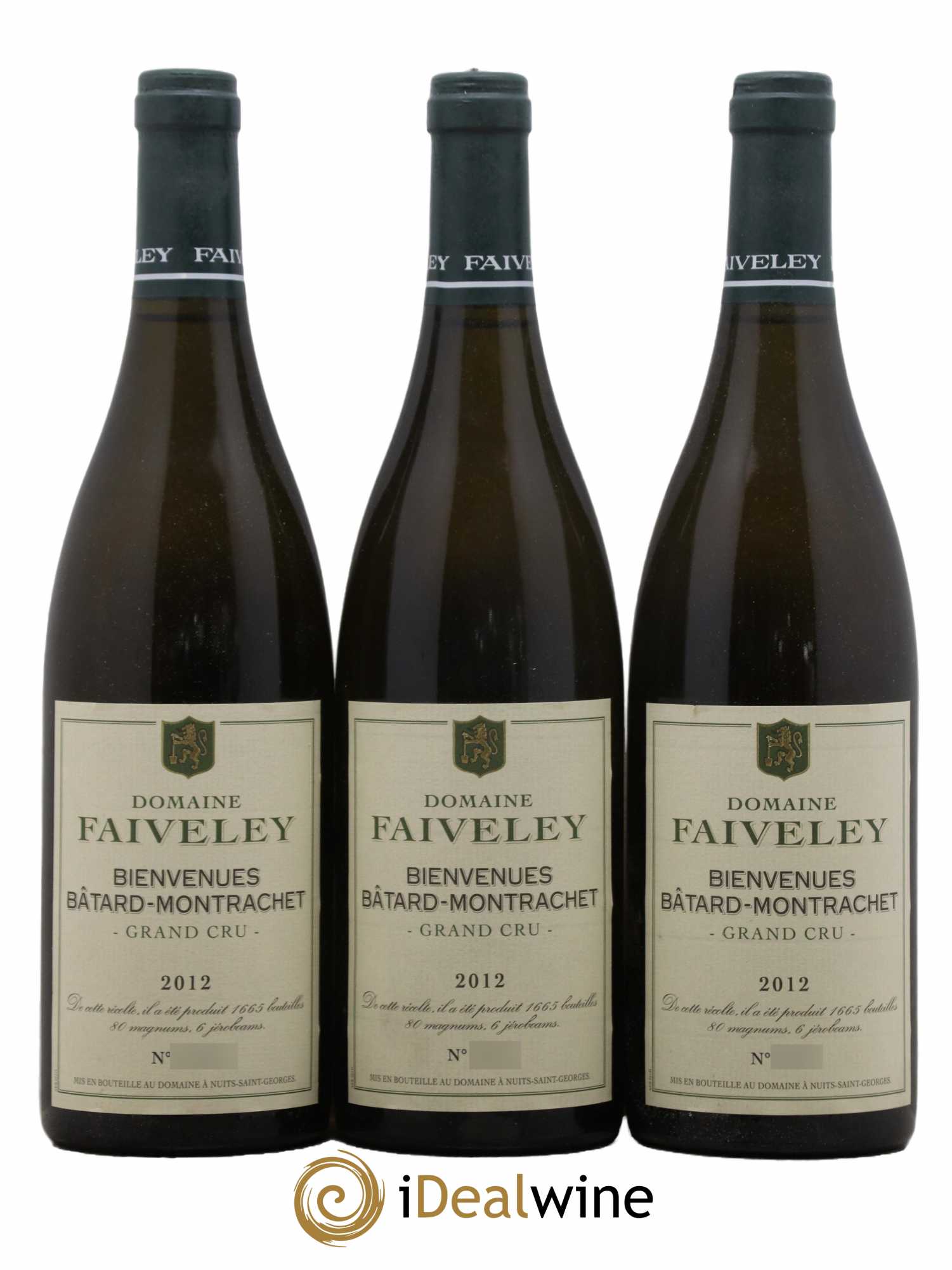 Bienvenues-Bâtard-Montrachet Grand Cru Faiveley 2012 - Lot de 3 bouteilles - 0