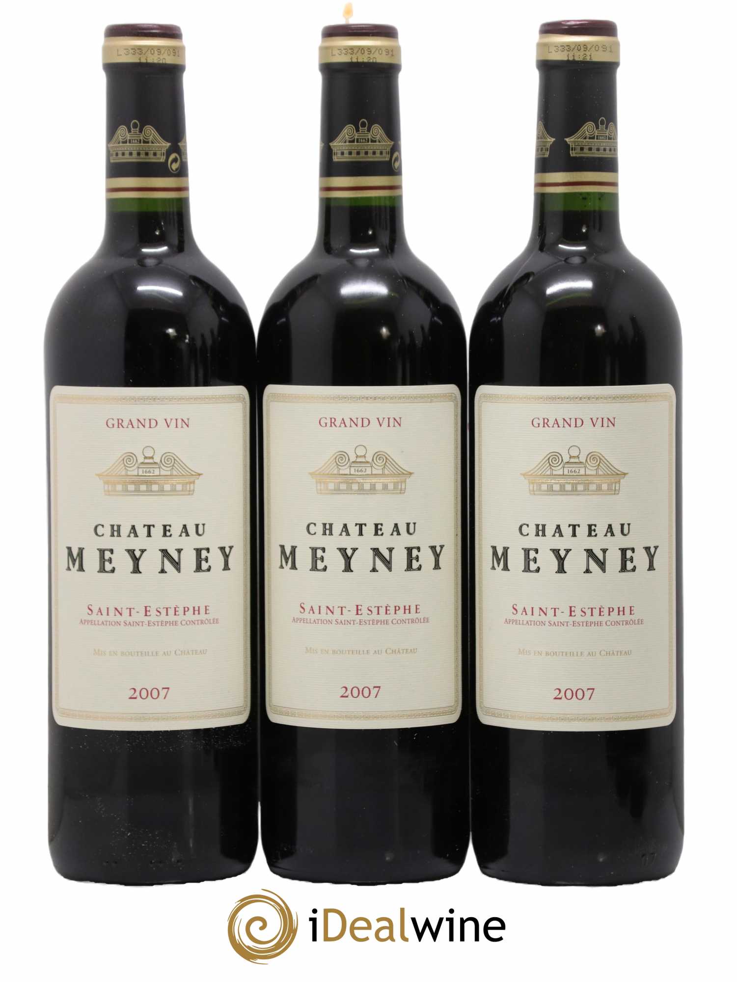 Château Meyney 2007 - Lot de 6 bouteilles - 1
