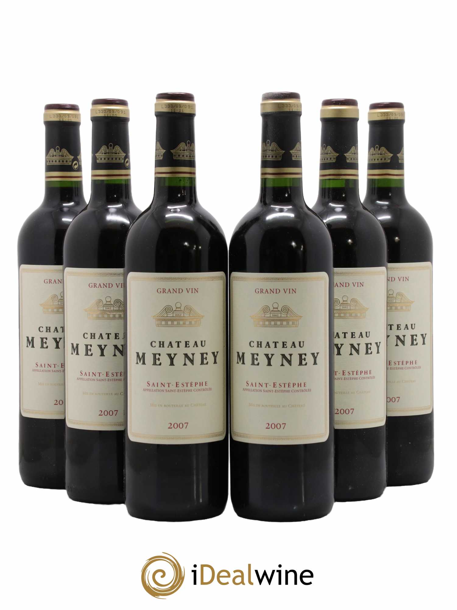 Château Meyney 2007 - Lot de 6 bouteilles - 0