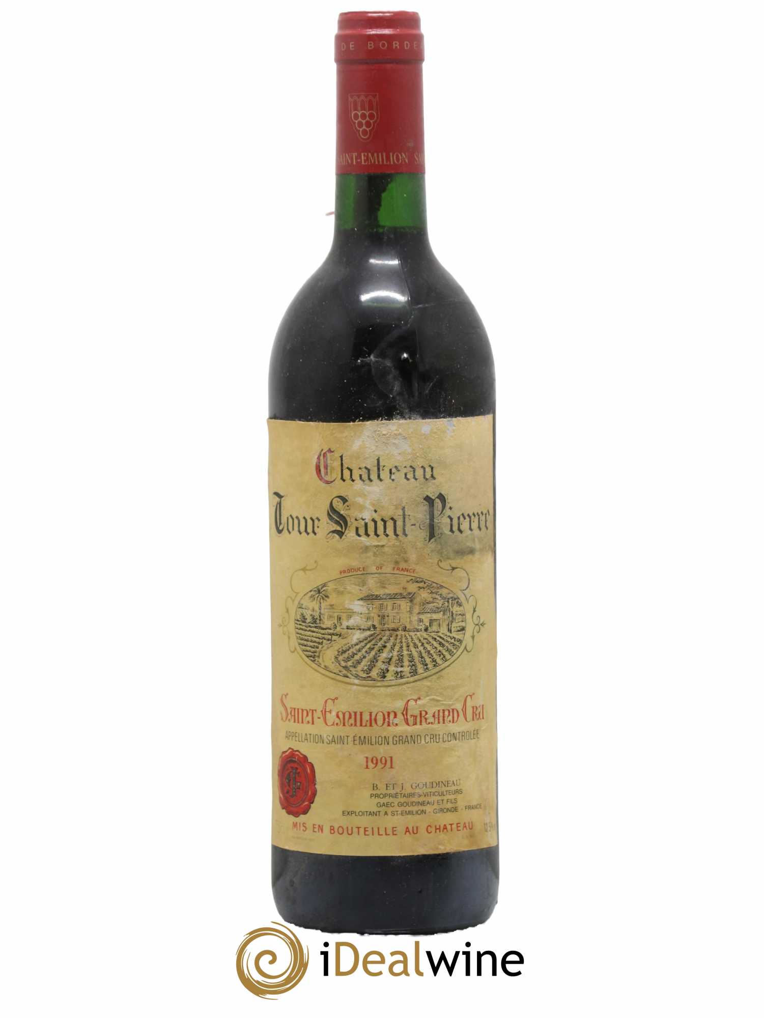 Saint-Émilion Grand Cru Château Tour Saint Pierre 1991 - Lot de 1 bouteille - 0