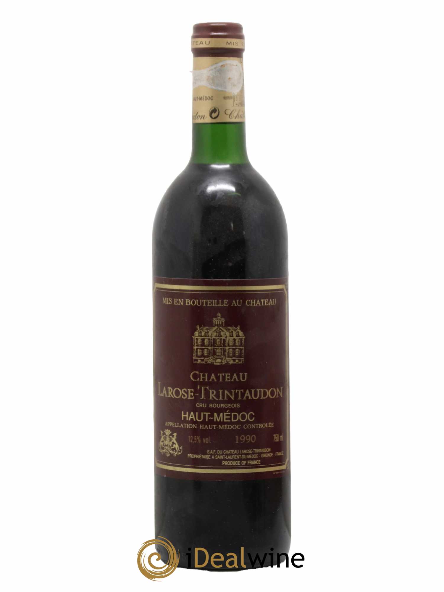 Château Larose Trintaudon Cru Bourgeois 1990 - Lot de 1 bouteille - 0